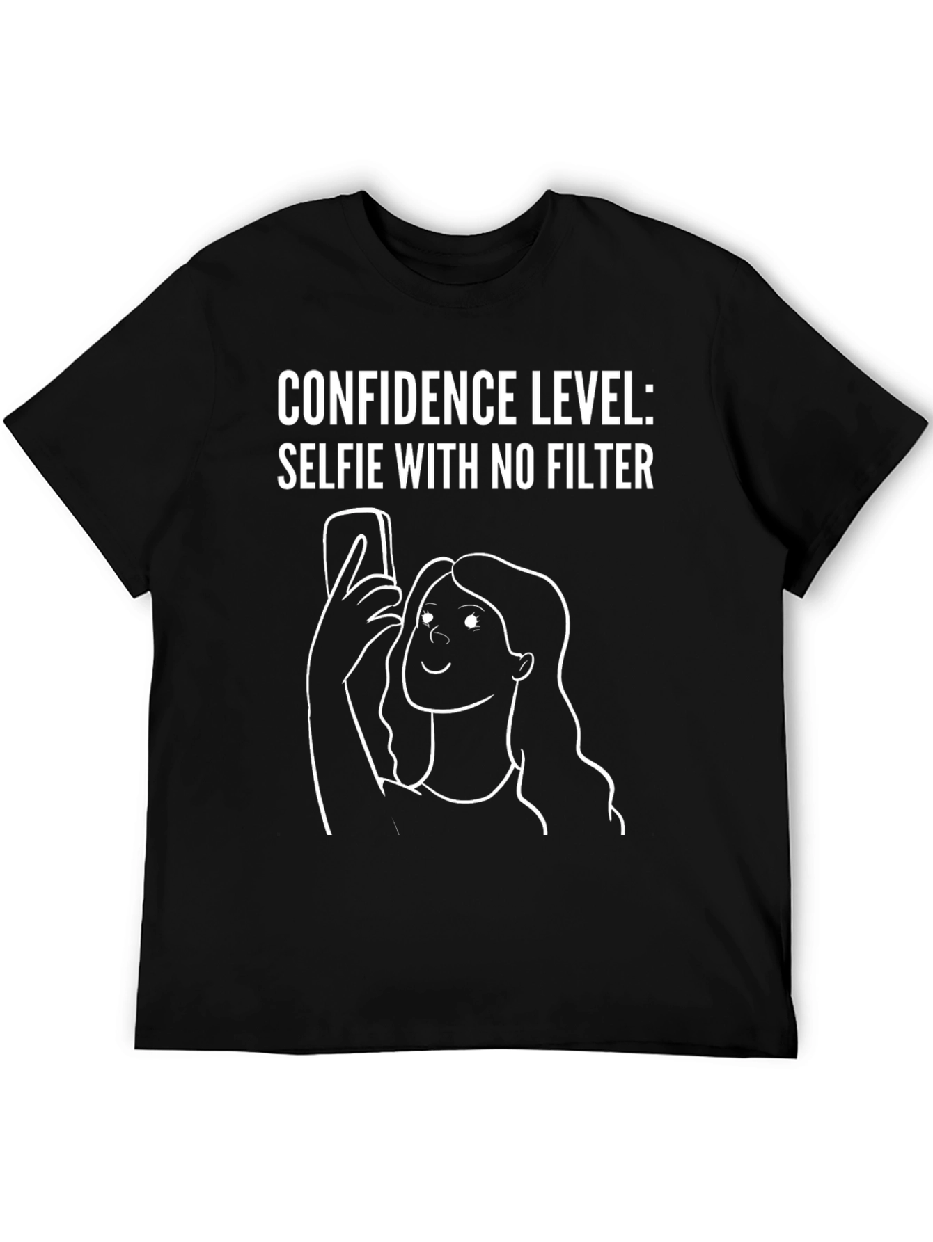Confidence Level Selfie T-Shirt