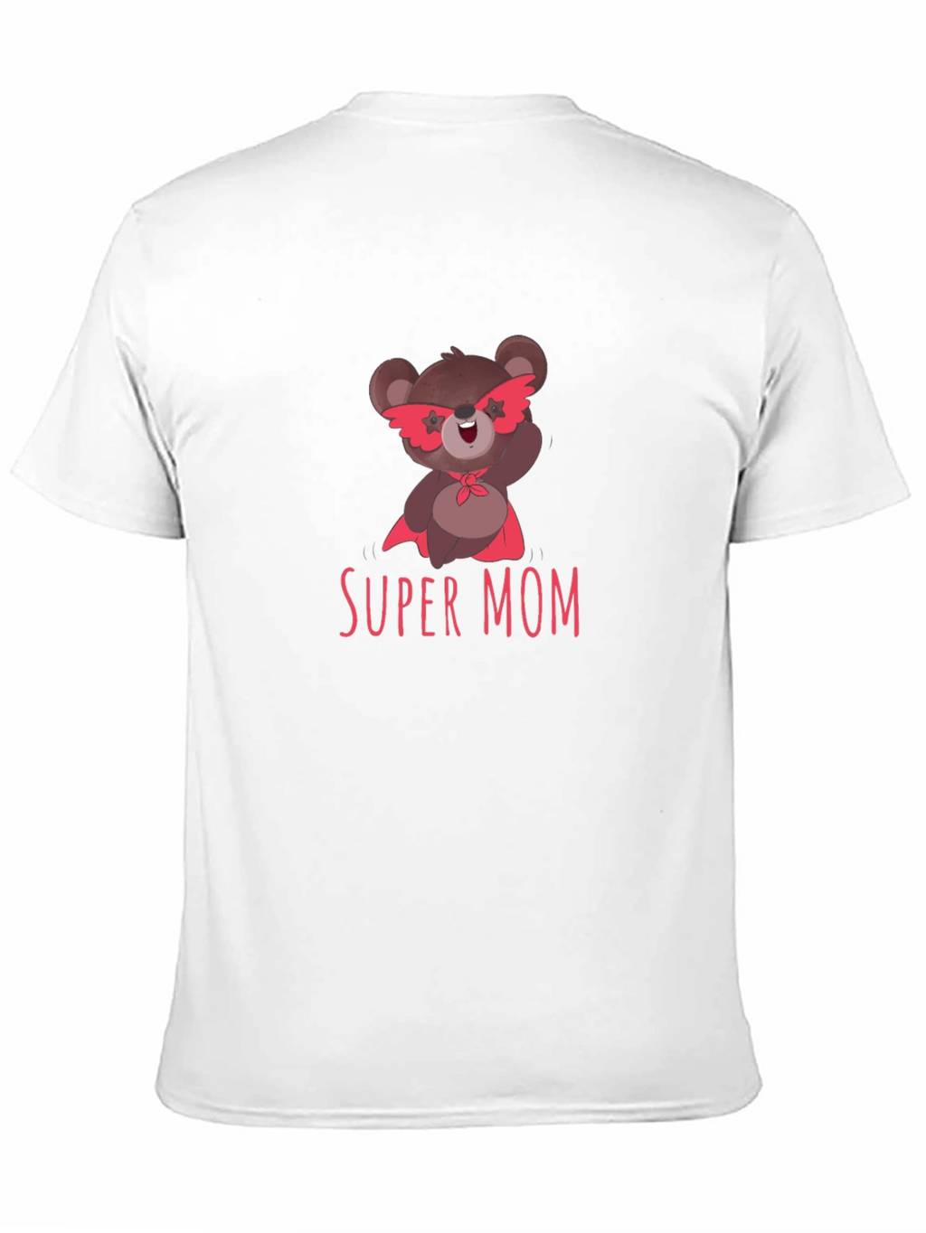 Super Mom Bear Graphic T-Shirt