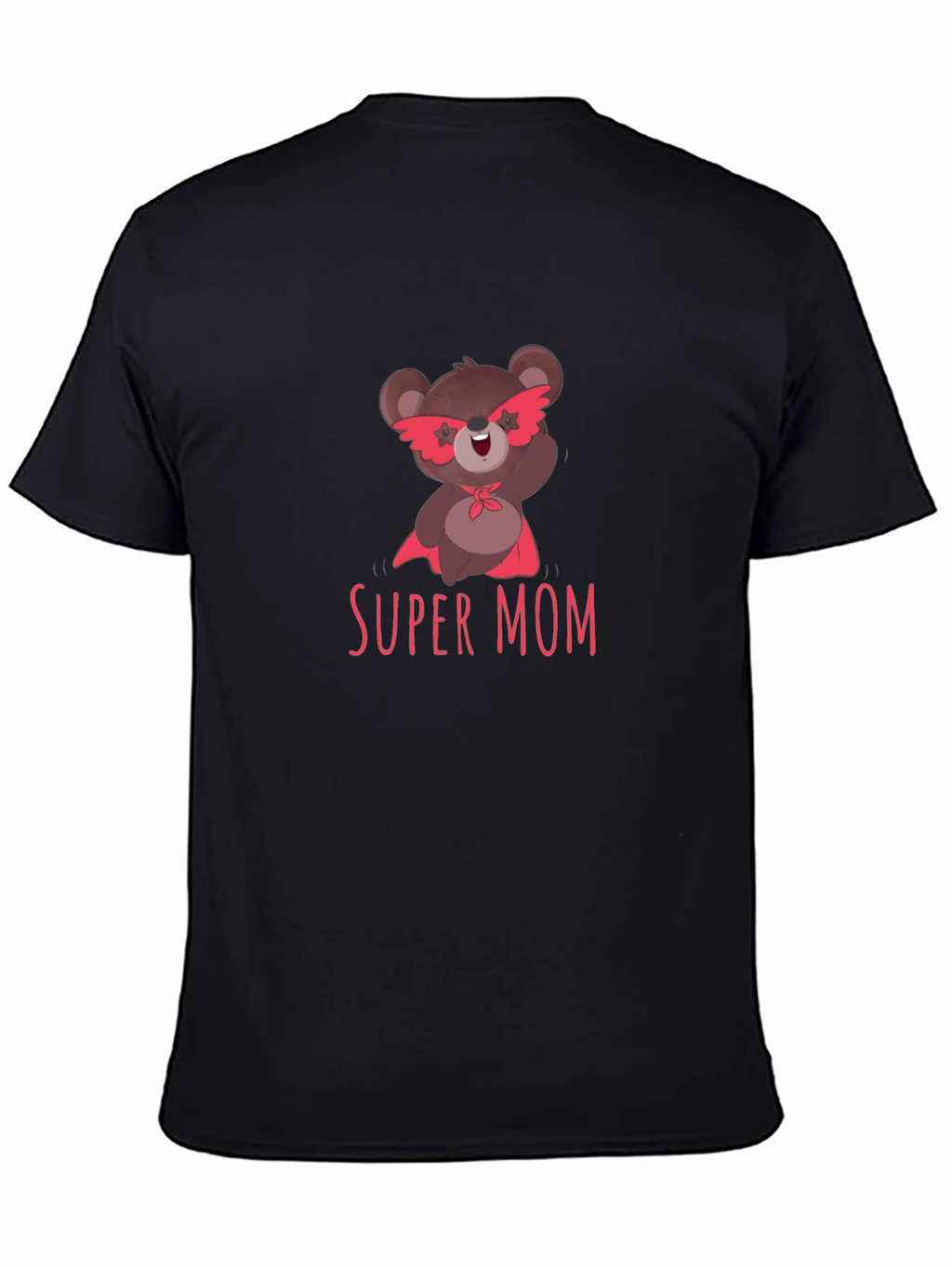 Super Mom Bear Graphic T-Shirt