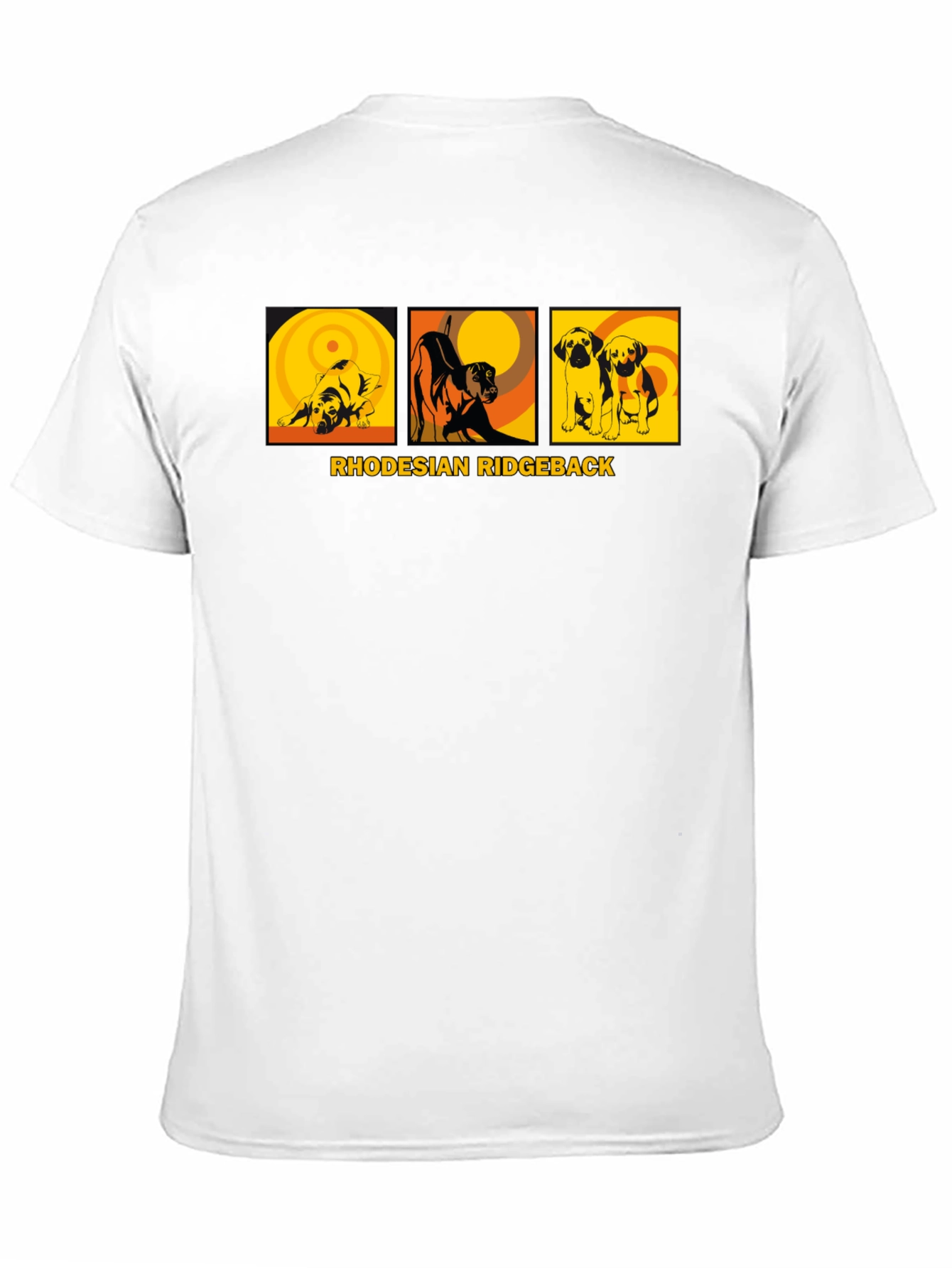 Rhodesian Ridgeback Dog Graphic Tee - Unisex Black T-Shirt