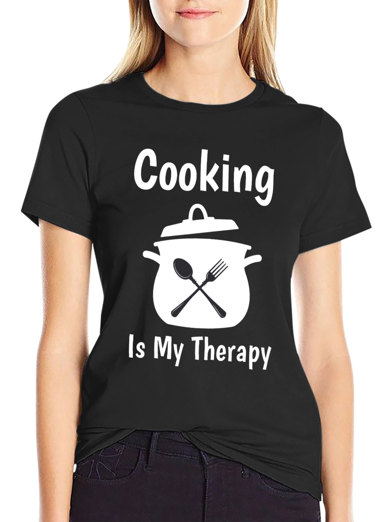 Cooking Is My Therapy Graphic T-Shirt