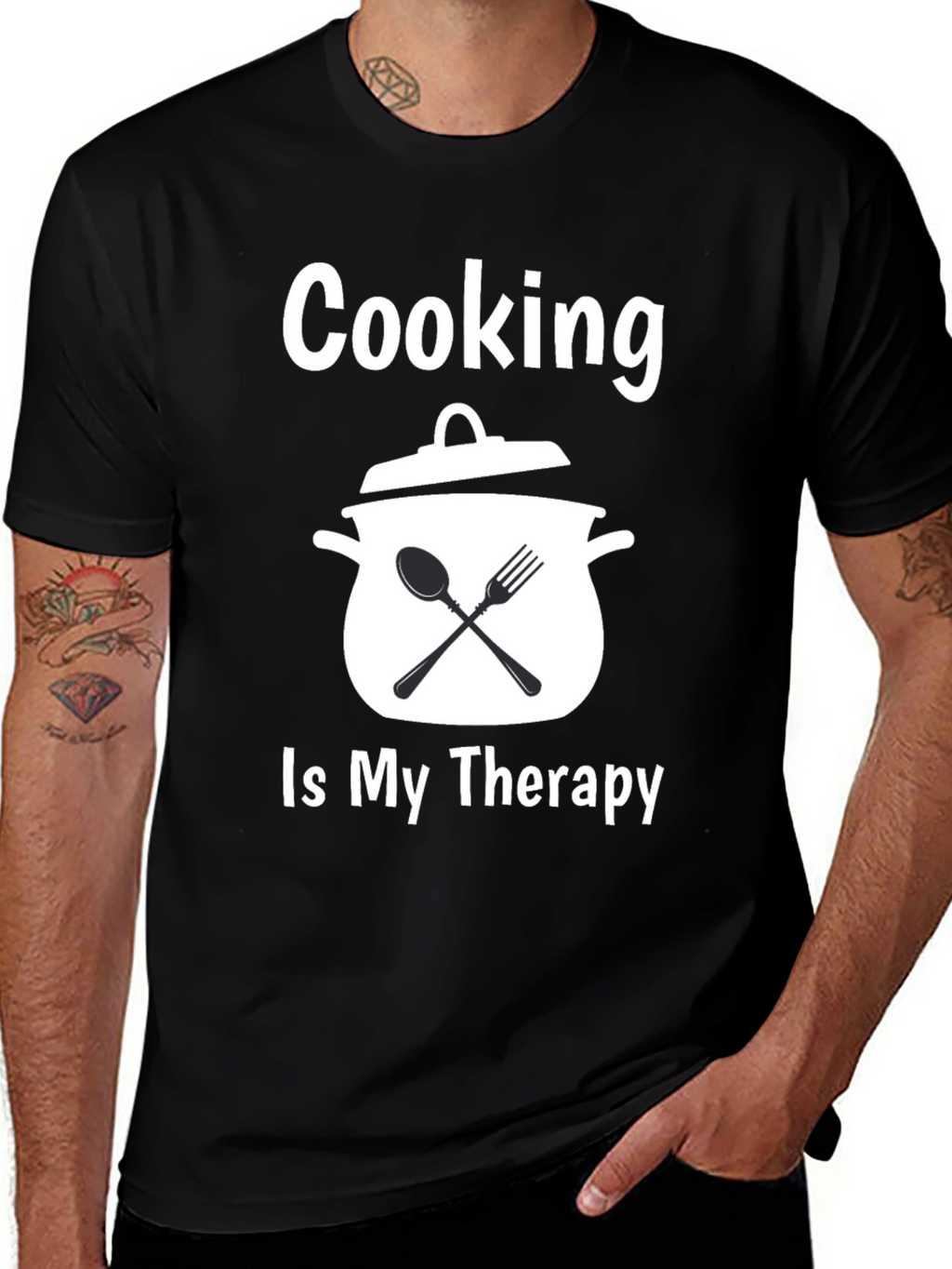 Cooking Is My Therapy Graphic T-Shirt
