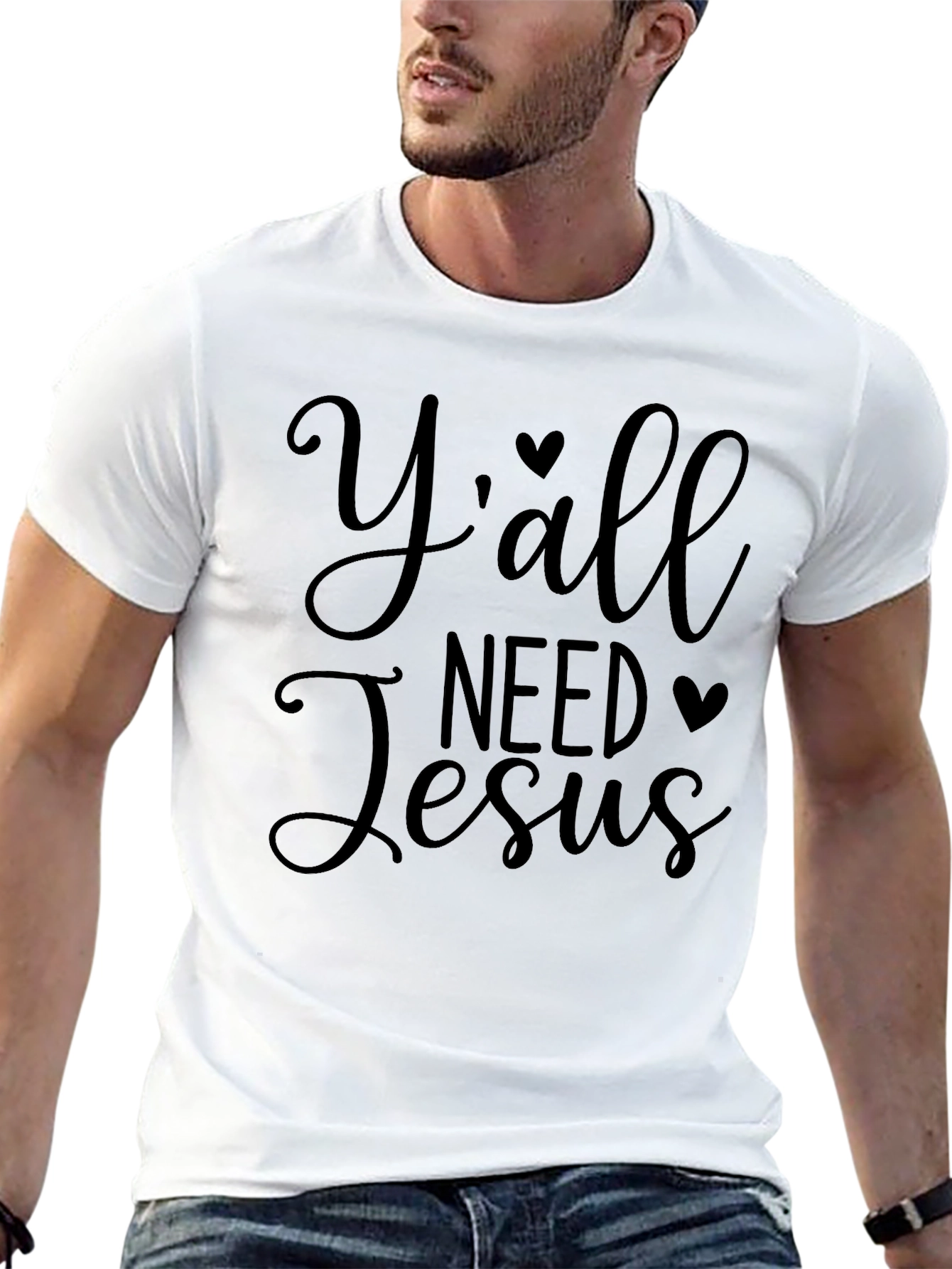 Yall Need Jesus Graphic T-Shirt - Religious Tee