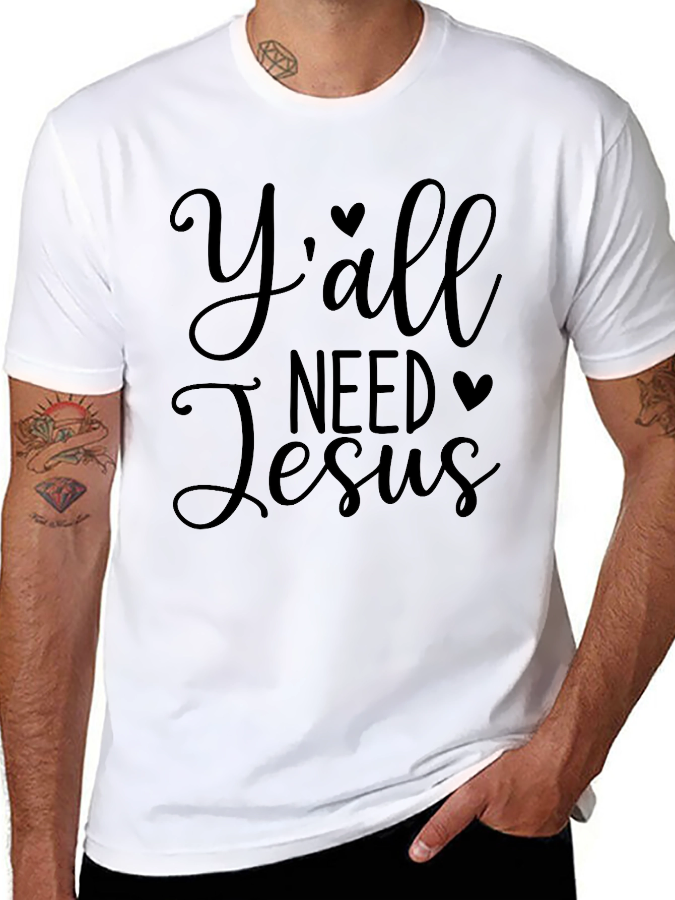 Yall Need Jesus Graphic T-Shirt - Religious Tee