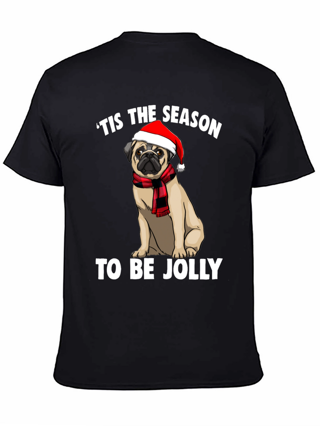 Tis The Season Pug Graphic Tee