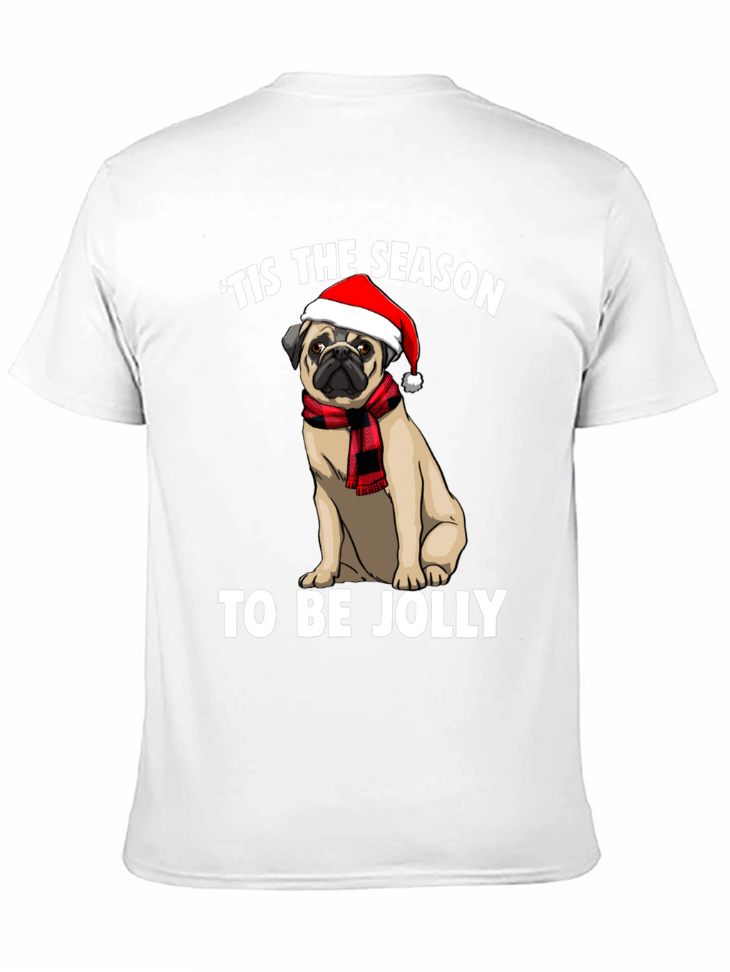 Tis The Season Pug Graphic Tee