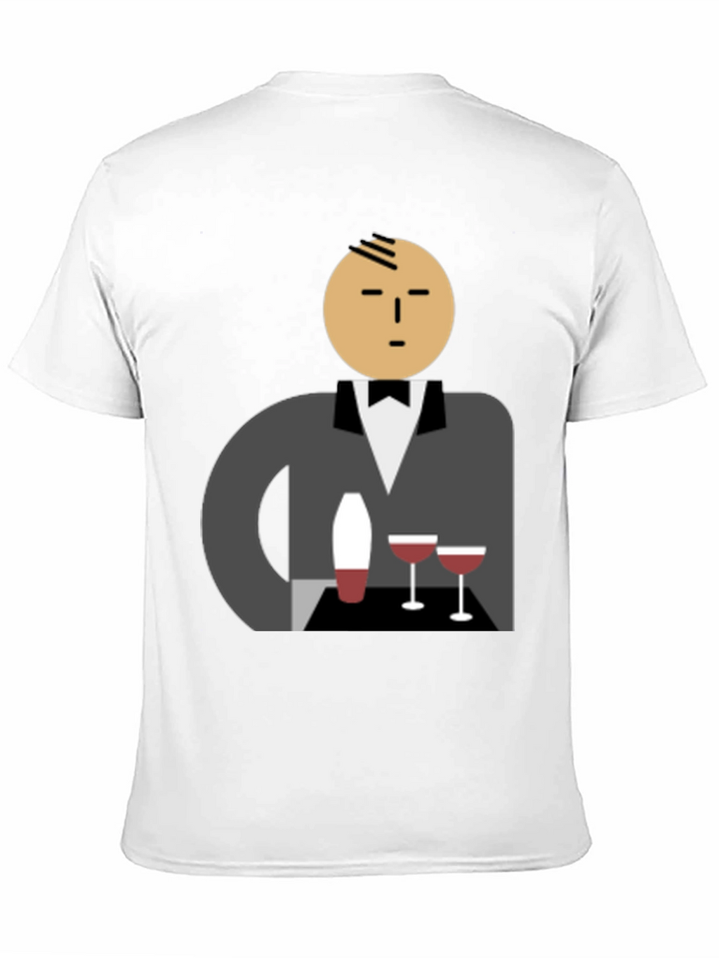 Waiter Graphic Tee - Stylish Unisex Cotton T-Shirt