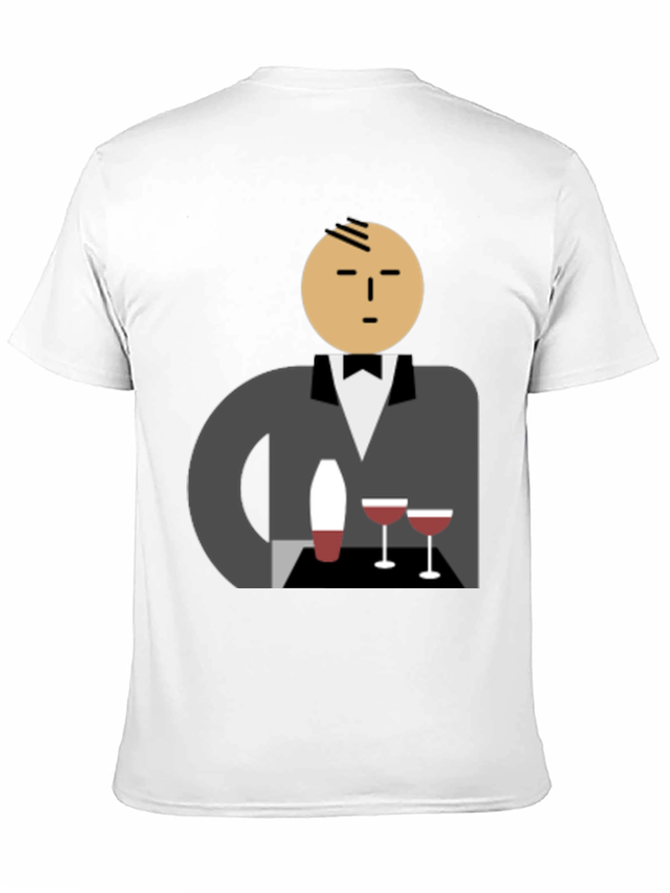 Waiter Graphic Tee - Stylish Unisex Cotton T-Shirt