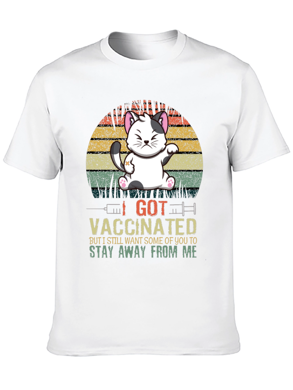 I Got Vaccinated Cat T-Shirt