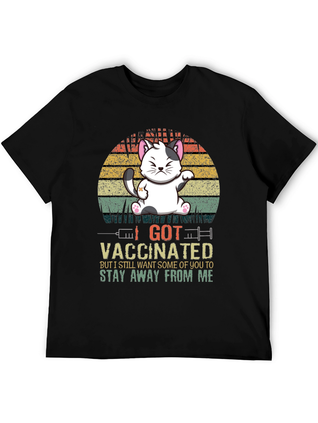 I Got Vaccinated Cat T-Shirt