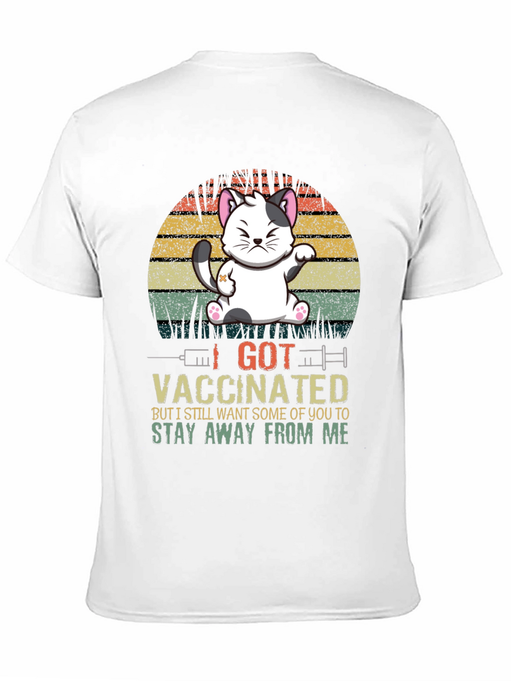 I Got Vaccinated Cat T-Shirt