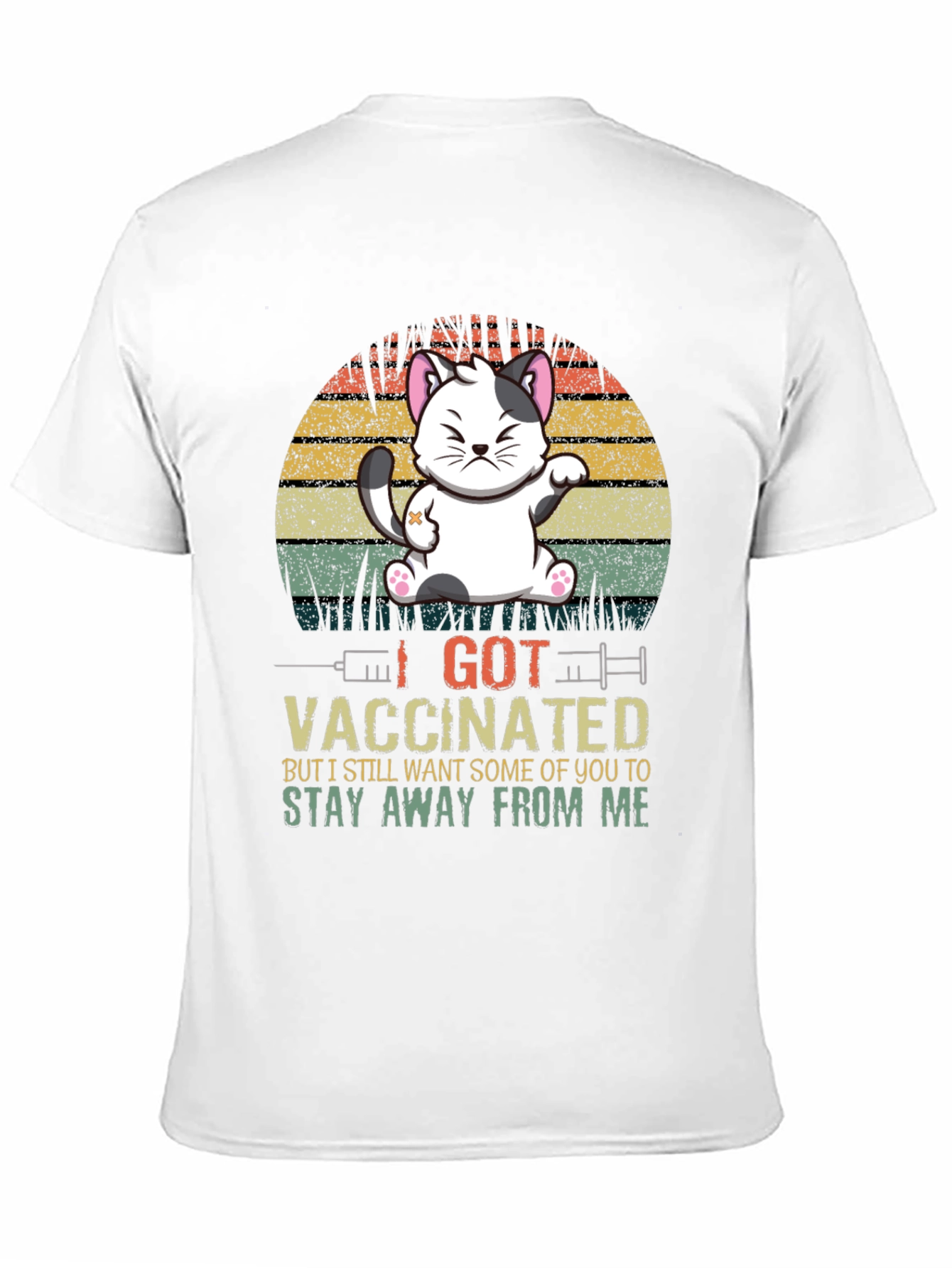 I Got Vaccinated Cat T-Shirt