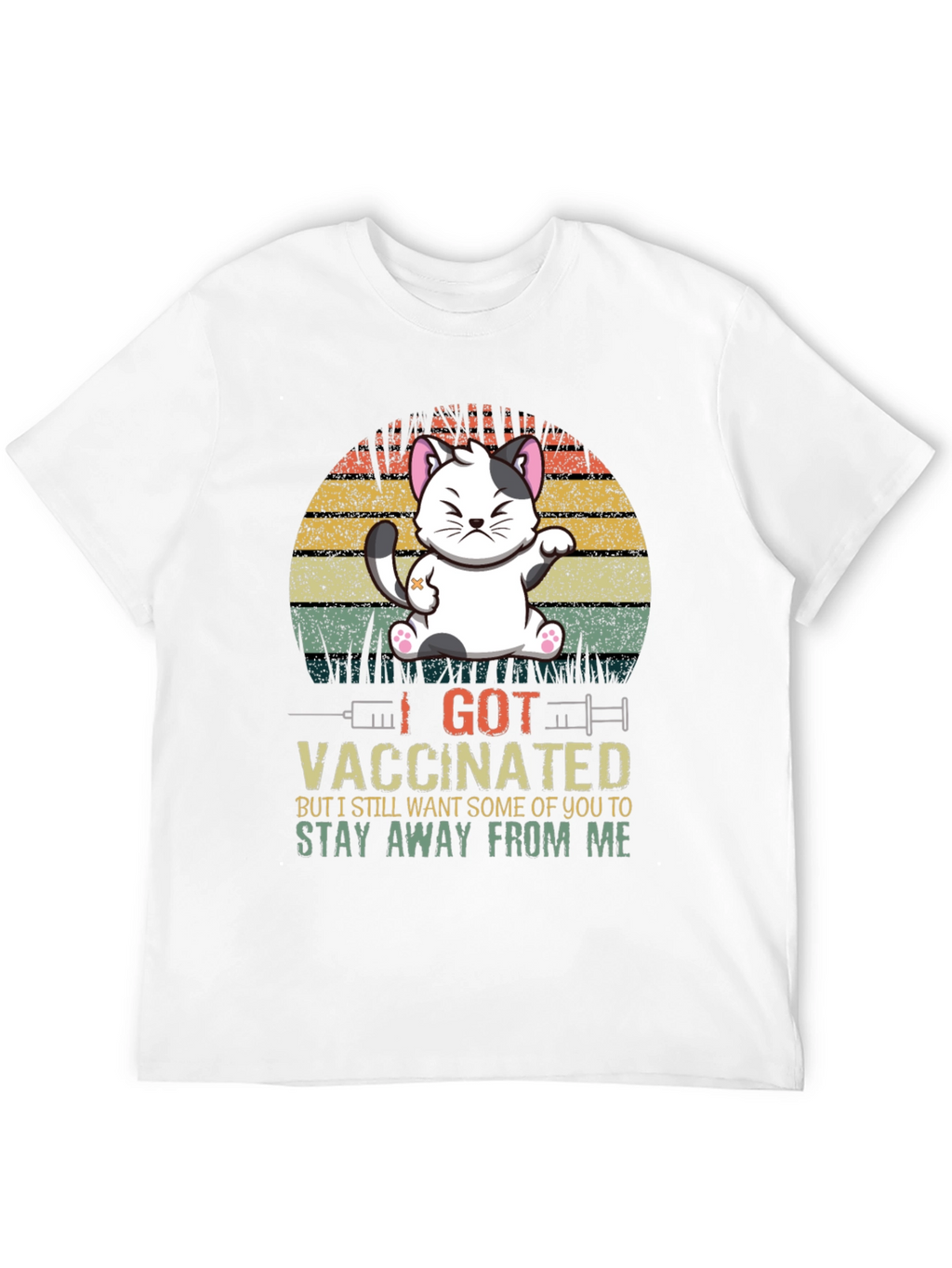 I Got Vaccinated Cat T-Shirt