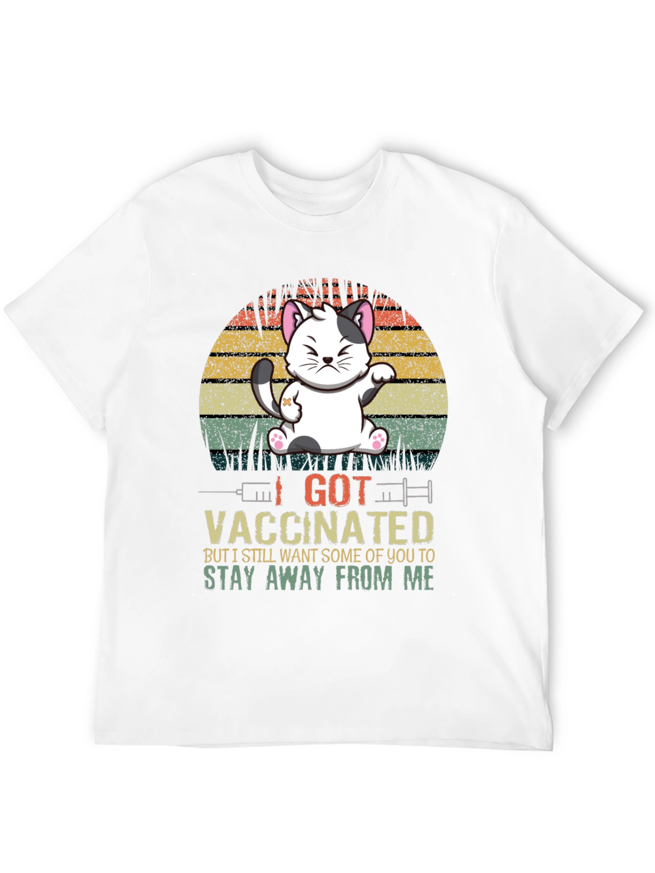 I Got Vaccinated Cat T-Shirt