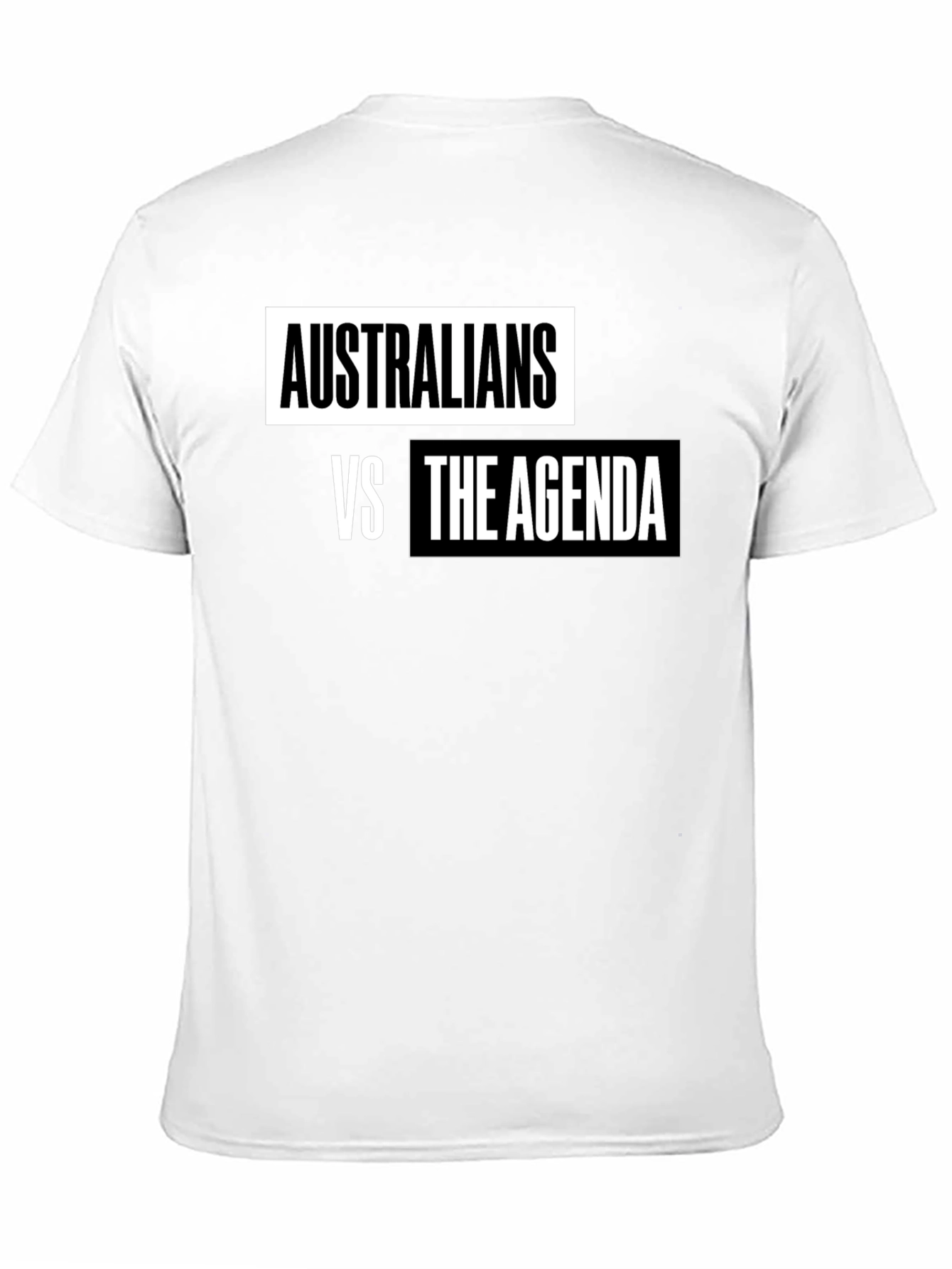 Australians vs The Agenda T-Shirt - Black