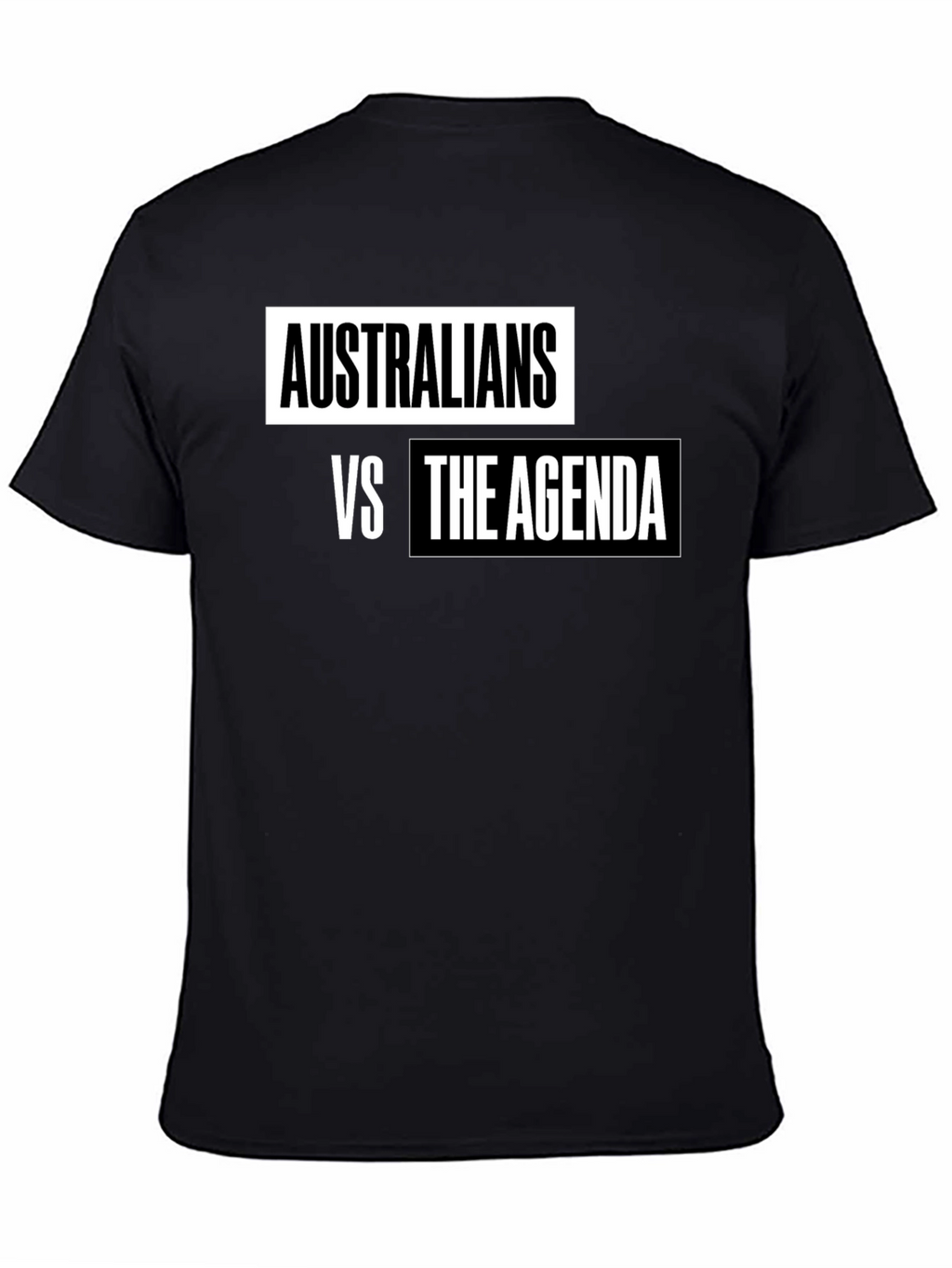 Australians vs The Agenda T-Shirt - Black