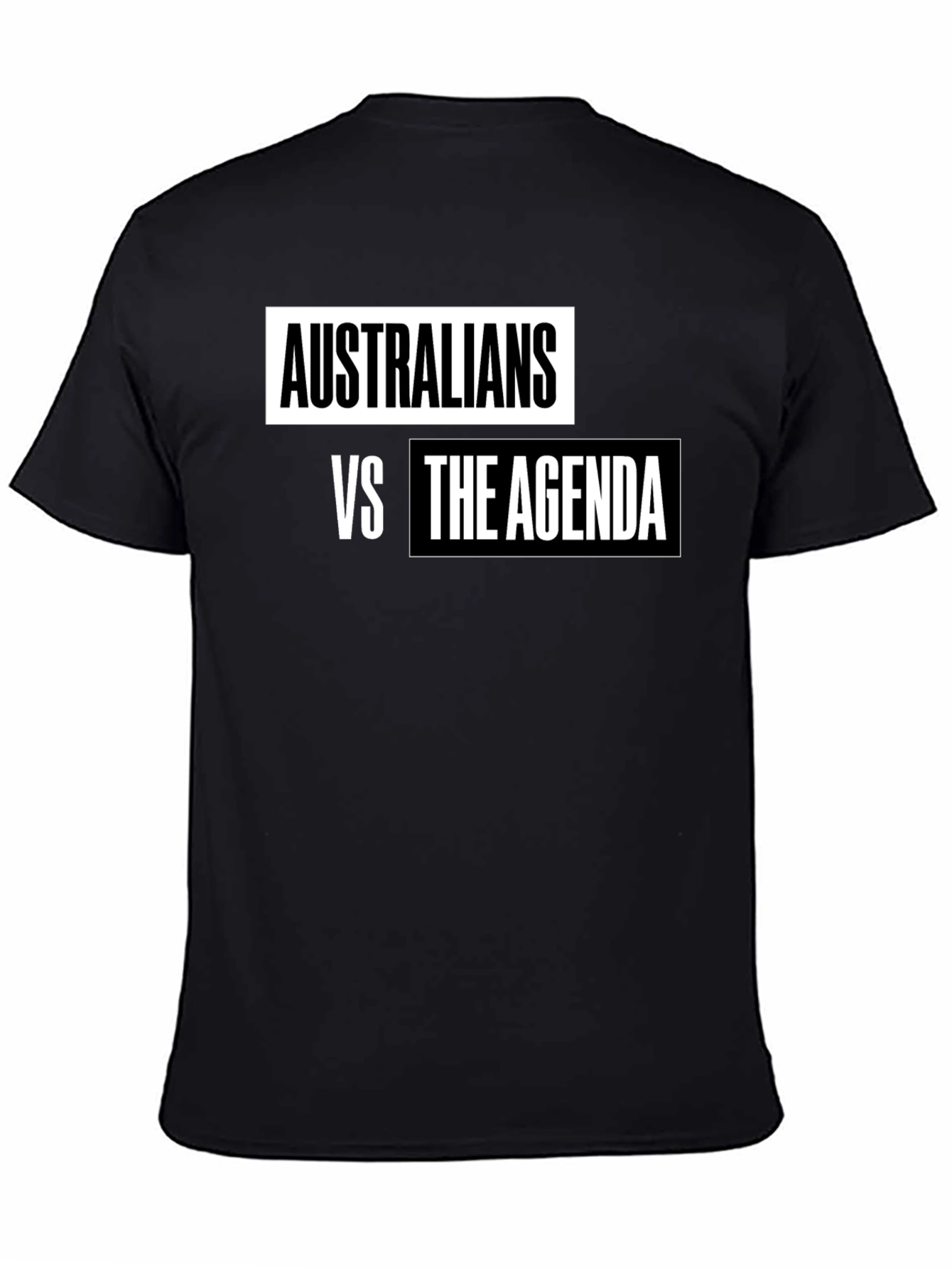 Australians vs The Agenda T-Shirt - Black