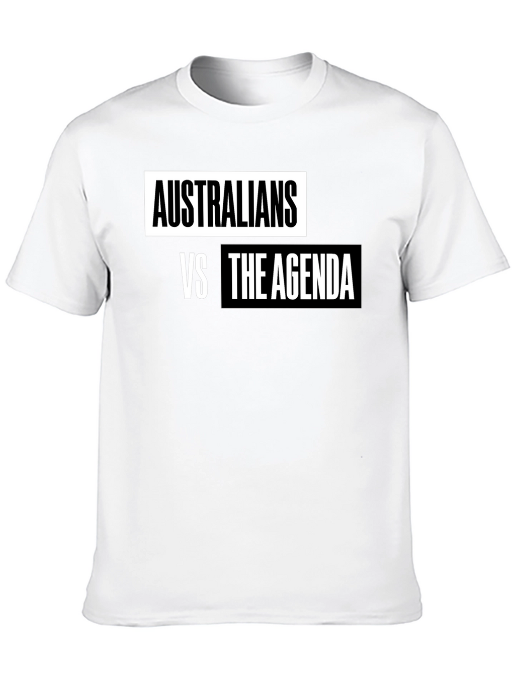 Australians vs The Agenda T-Shirt - Black