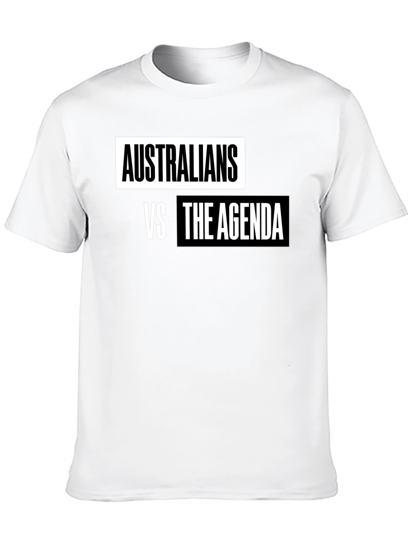 Australians vs The Agenda T-Shirt - Black