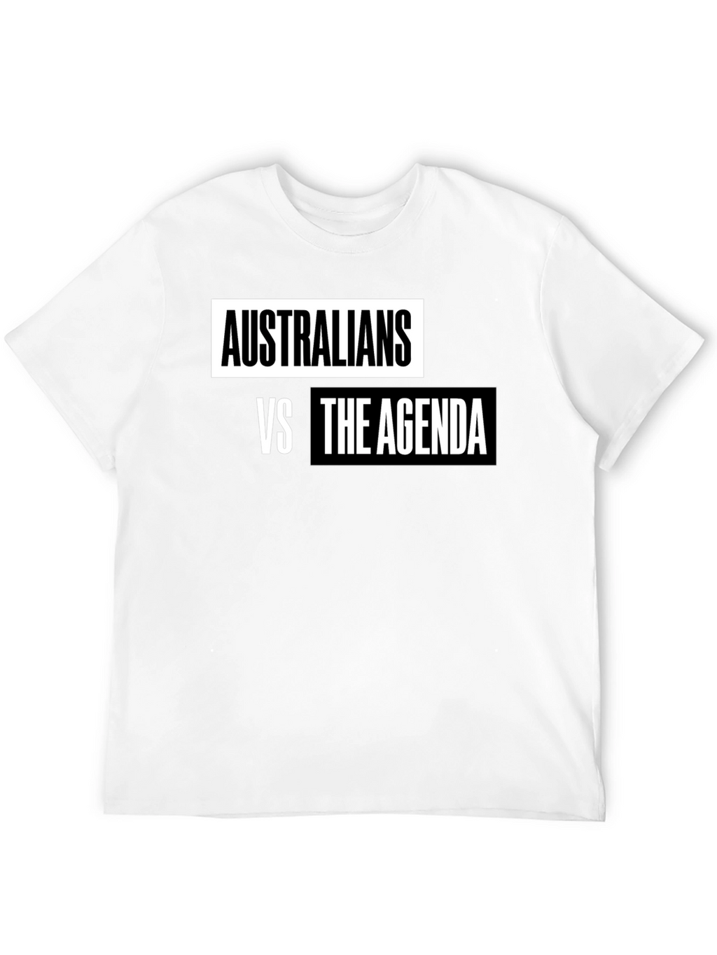 Australians vs The Agenda T-Shirt - Black
