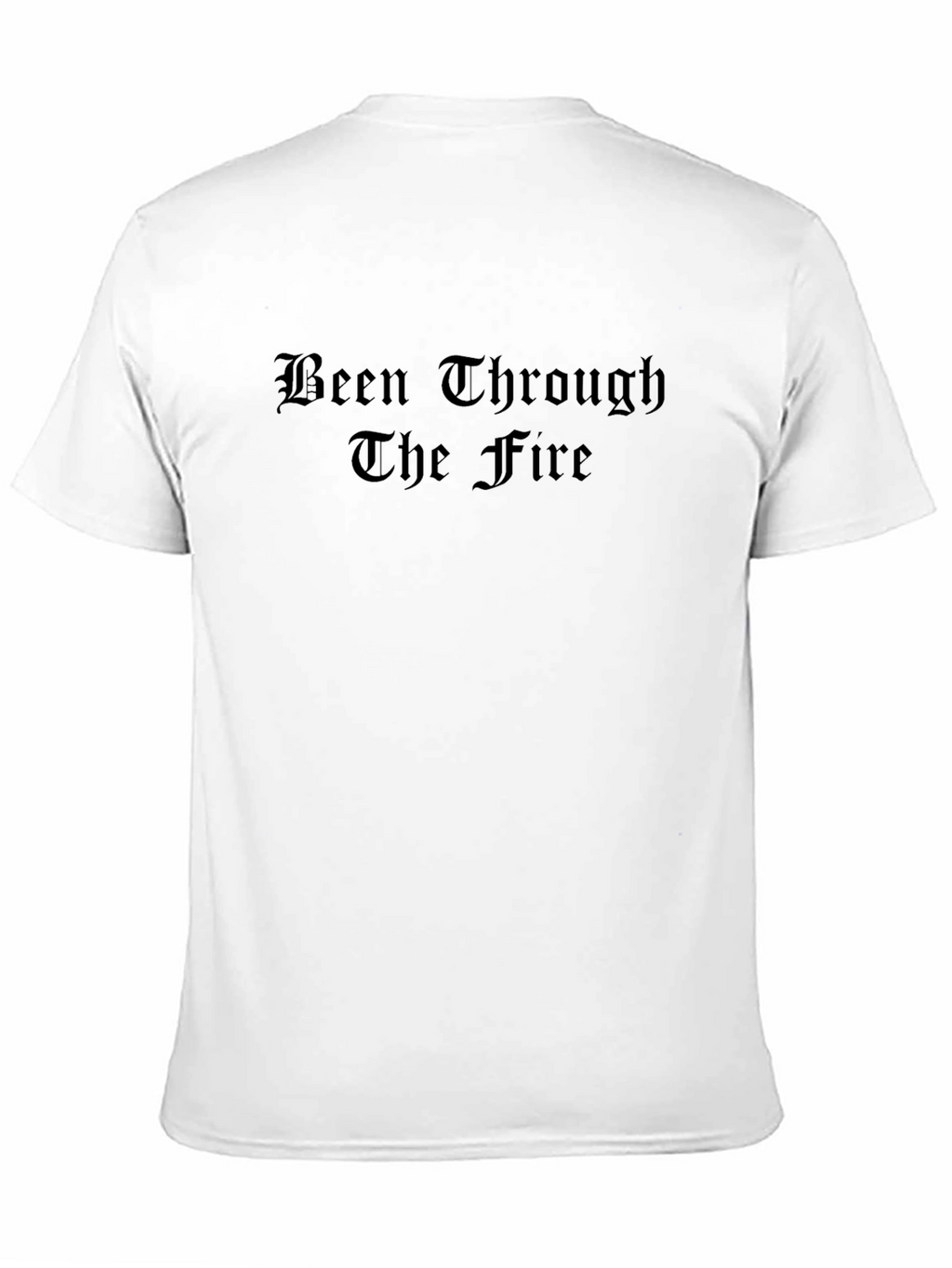 Been Through The Fire Black Graphic Tee