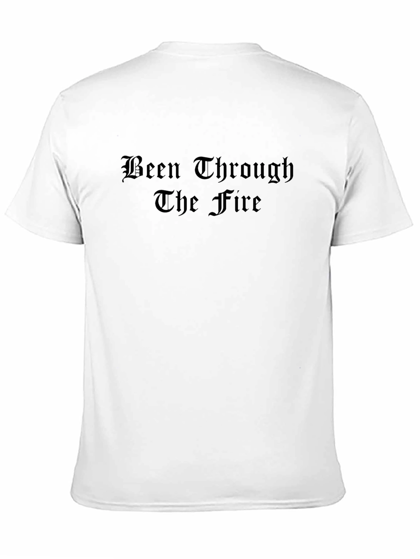 Been Through The Fire Black Graphic Tee