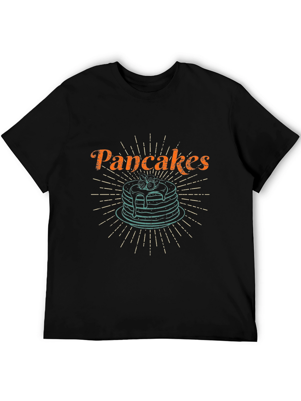 Pancakes Graphic Tee - Breakfast Lover Shirt