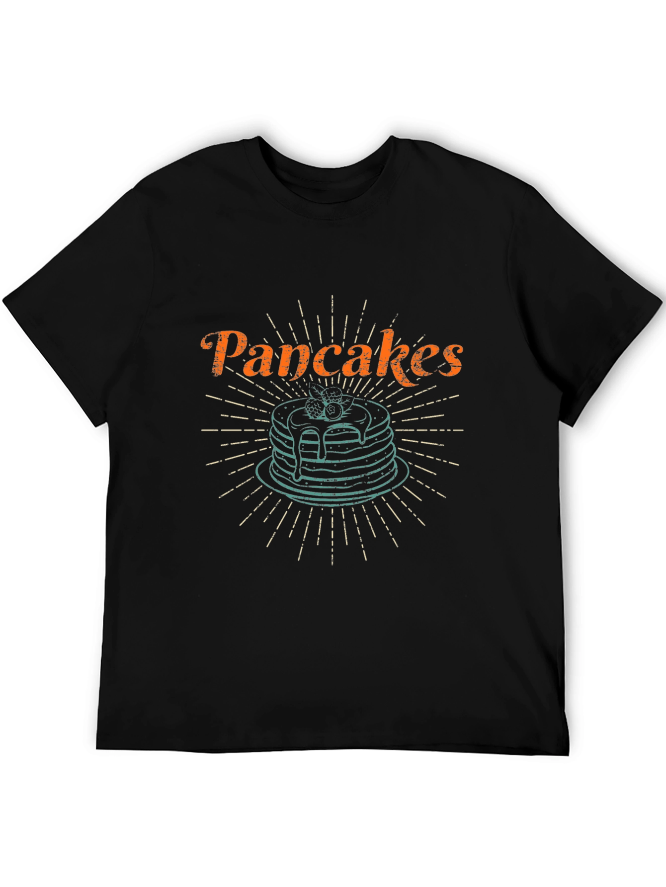 Pancakes Graphic Tee - Breakfast Lover Shirt