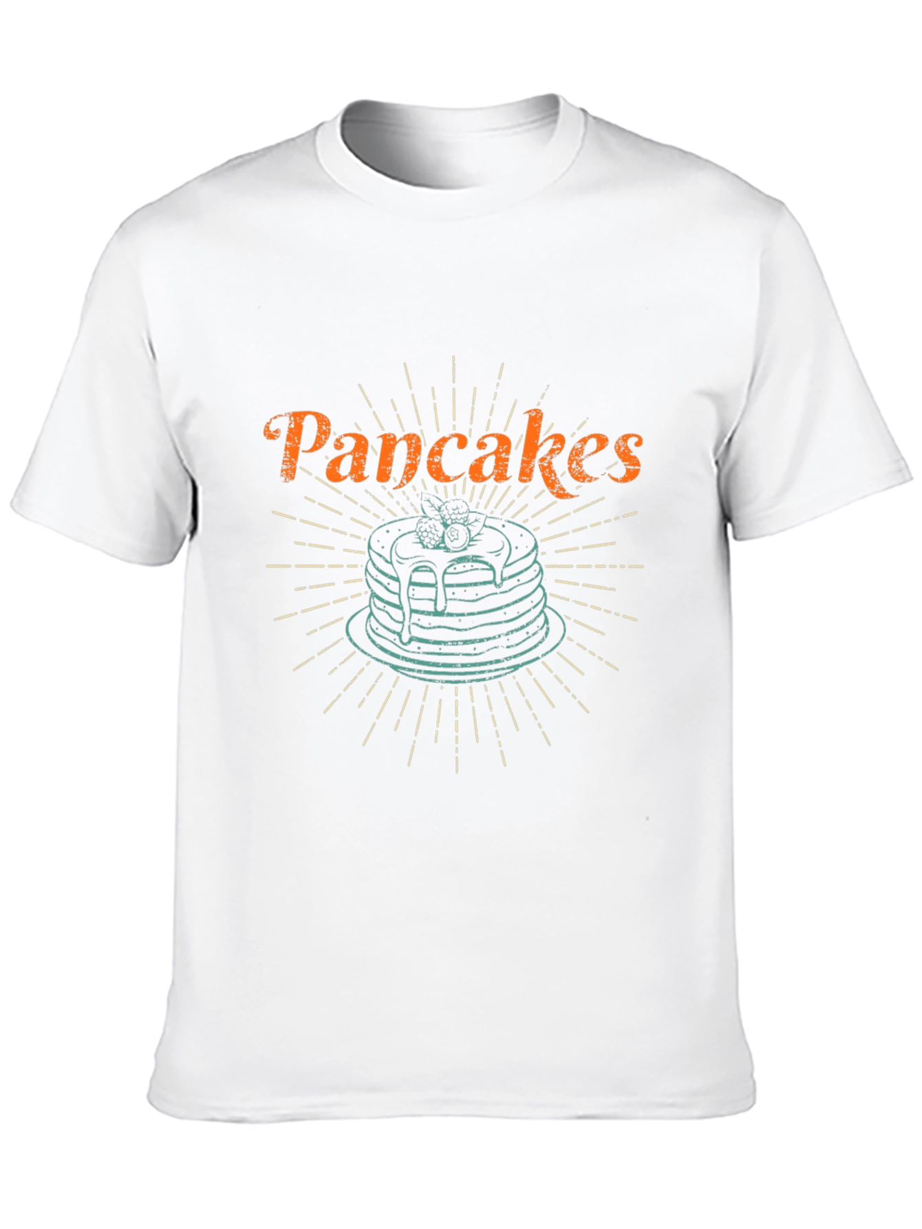 Pancakes Graphic Tee - Breakfast Lover Shirt