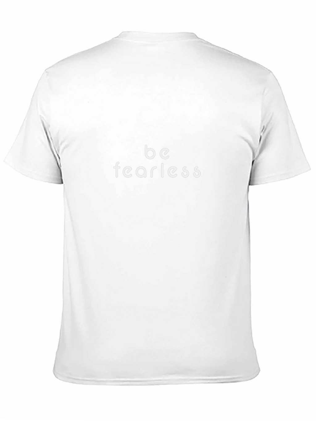 Be Fearless Black Cotton T-Shirt
