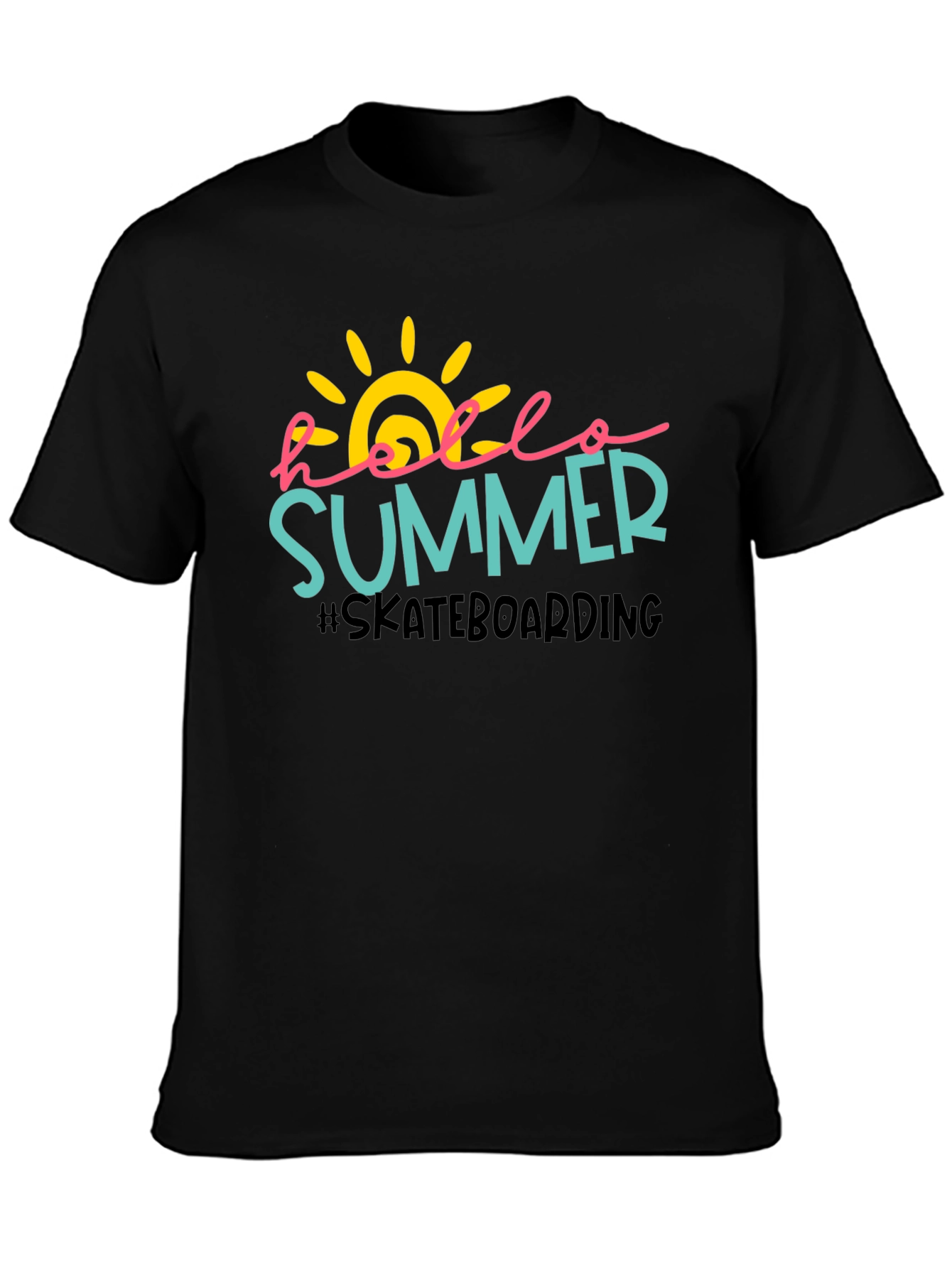 Hello Summer Skateboarder T-Shirt