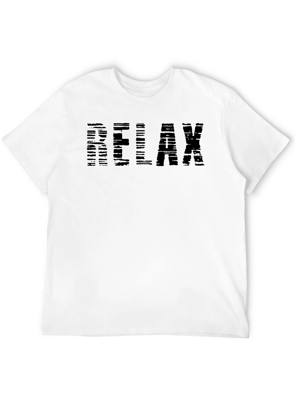 Relax Graphic Print Crewneck T-Shirt