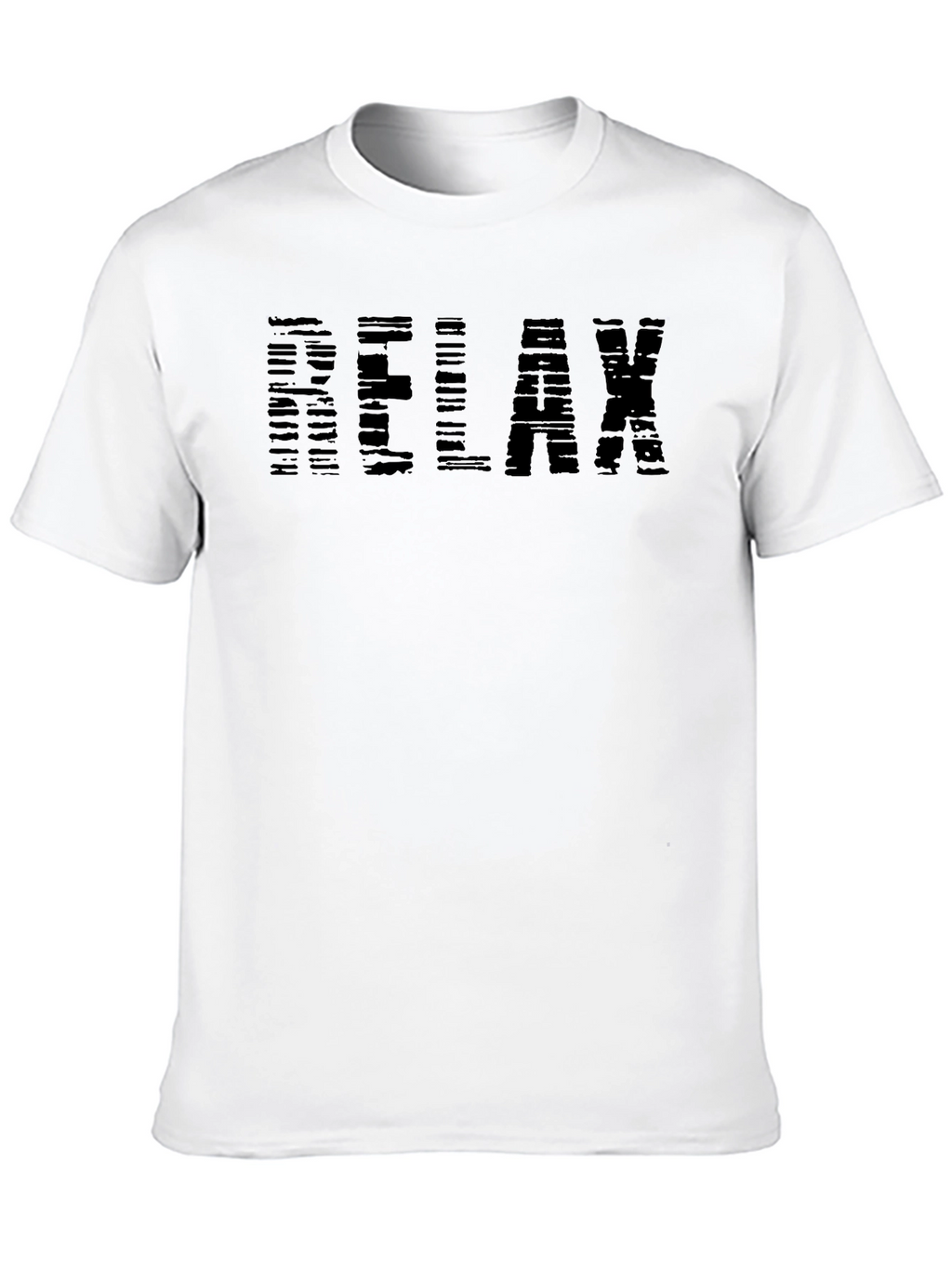 Relax Graphic Print Crewneck T-Shirt