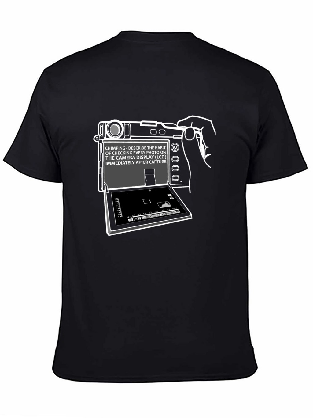 Chimping Camera Humor Graphic T-Shirt