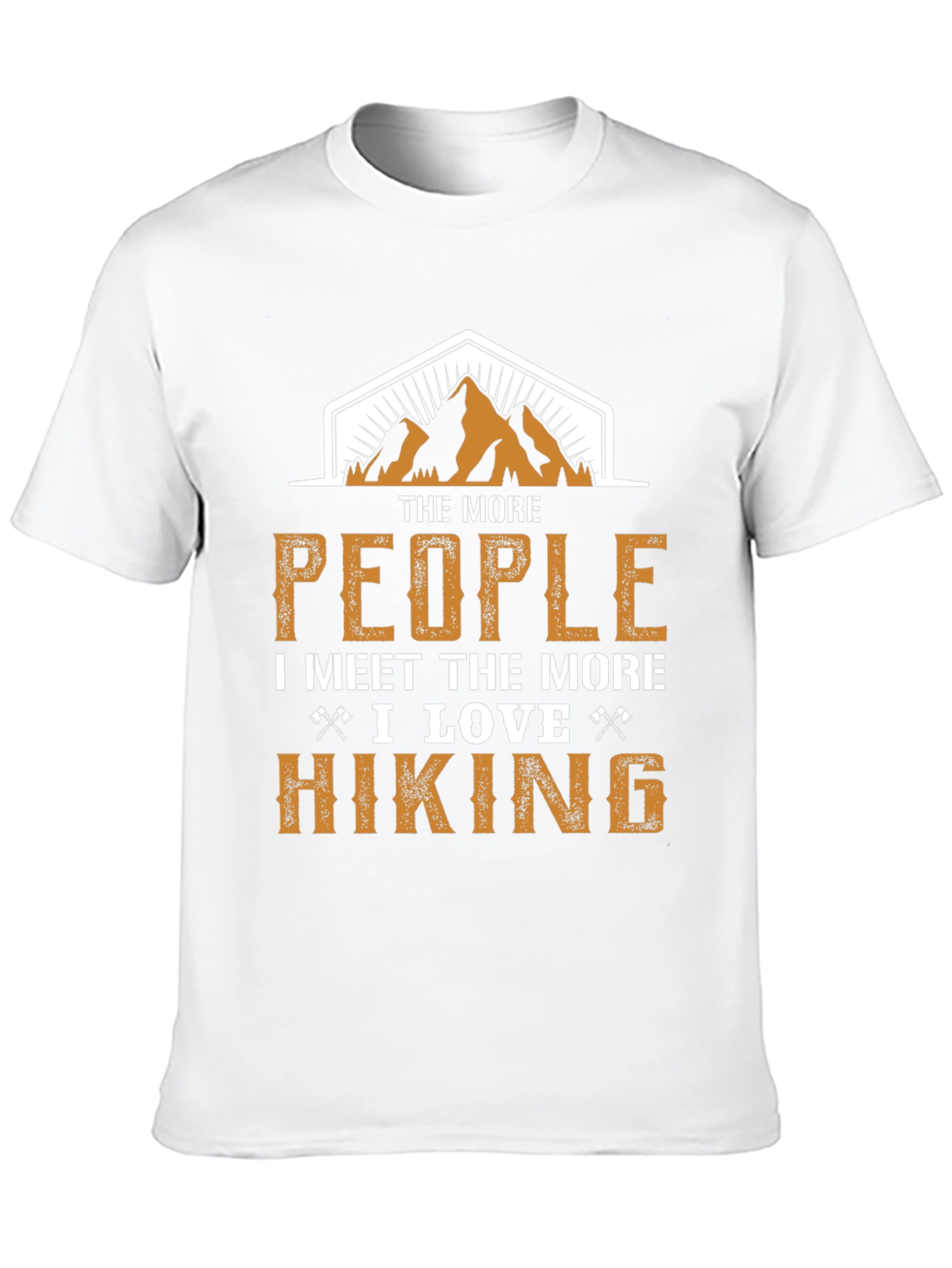Hiking Lover Graphic Tee - The More People I Meet