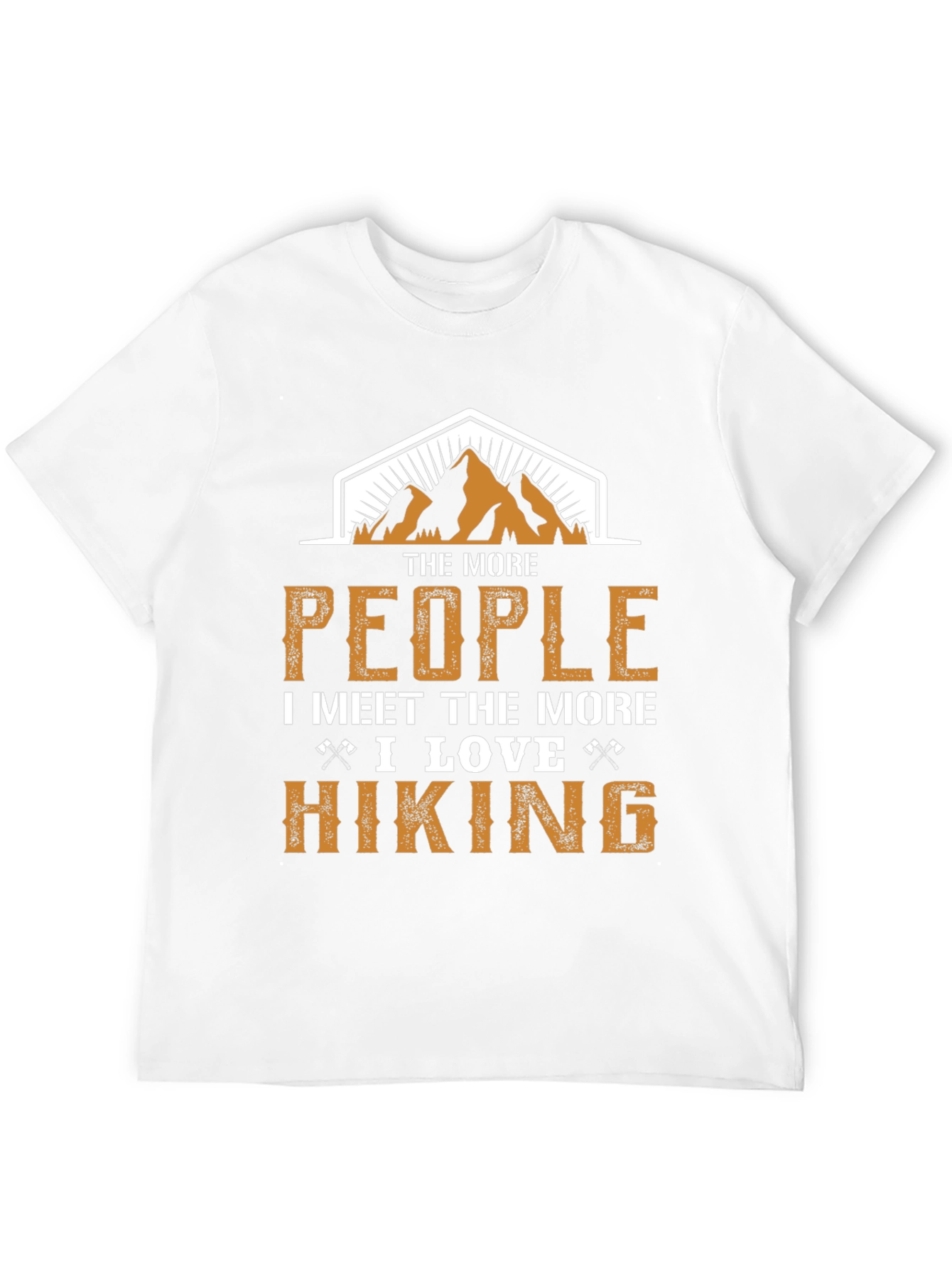 Hiking Lover Graphic Tee - The More People I Meet