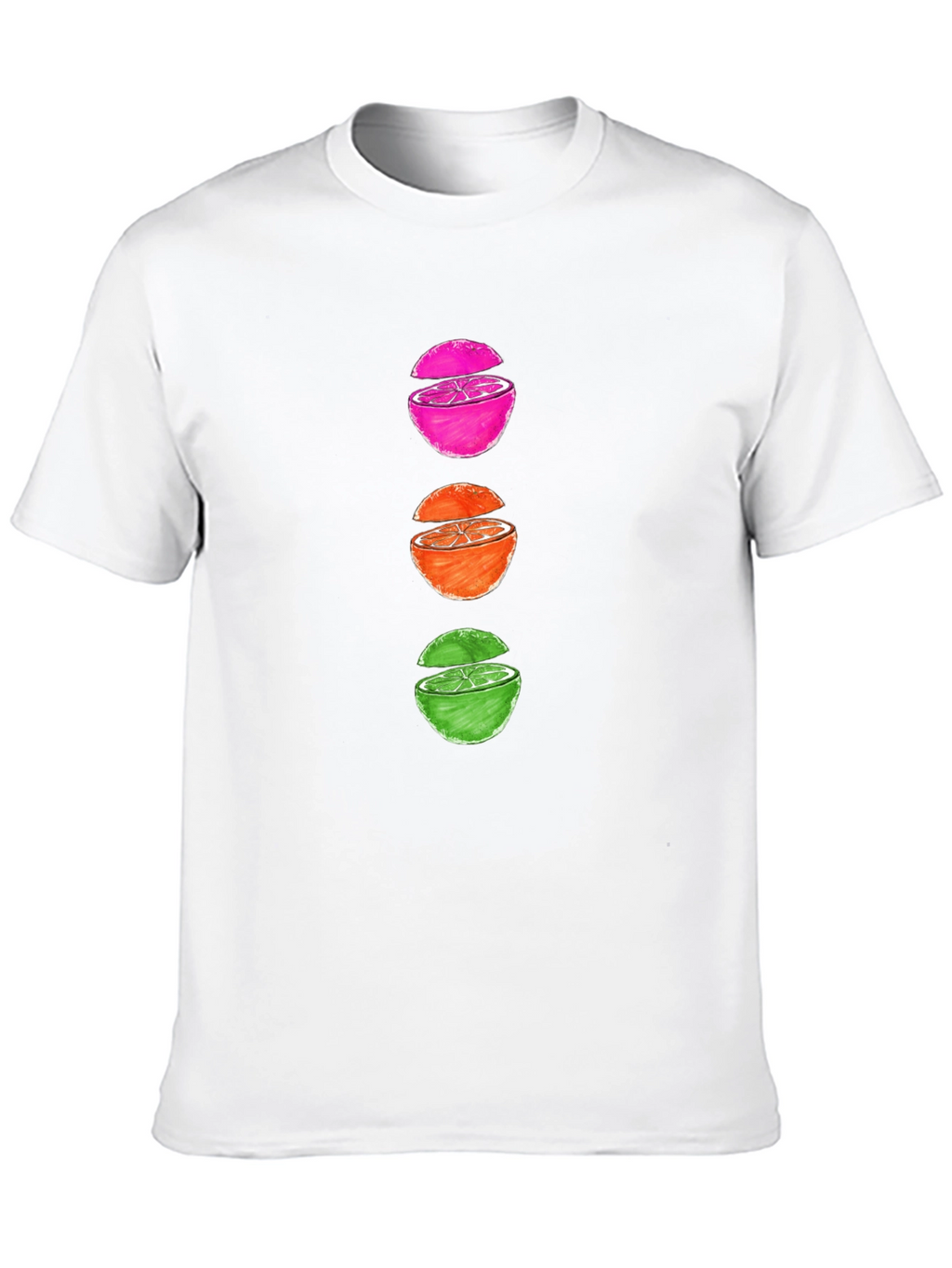 Sliced Fruit Graphic Tee - Casual & Stylish