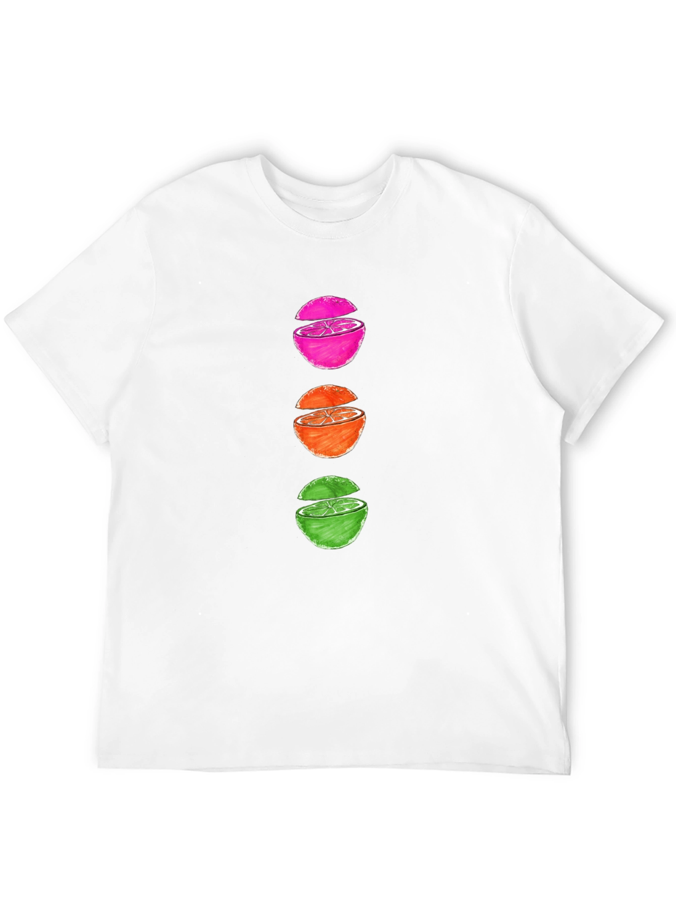 Sliced Fruit Graphic Tee - Casual & Stylish