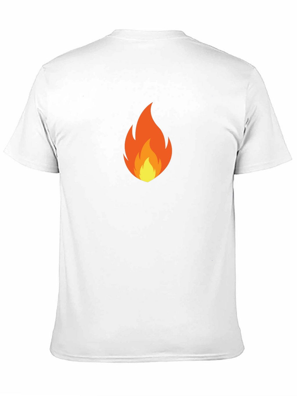 Flame Graphic Black T-Shirt - Casual Style