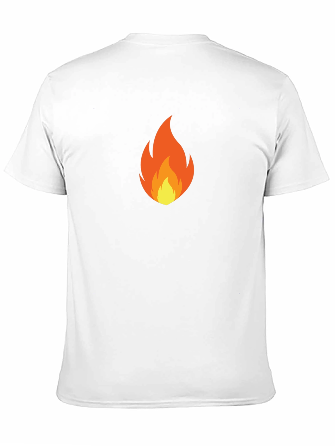 Flame Graphic Black T-Shirt - Casual Style