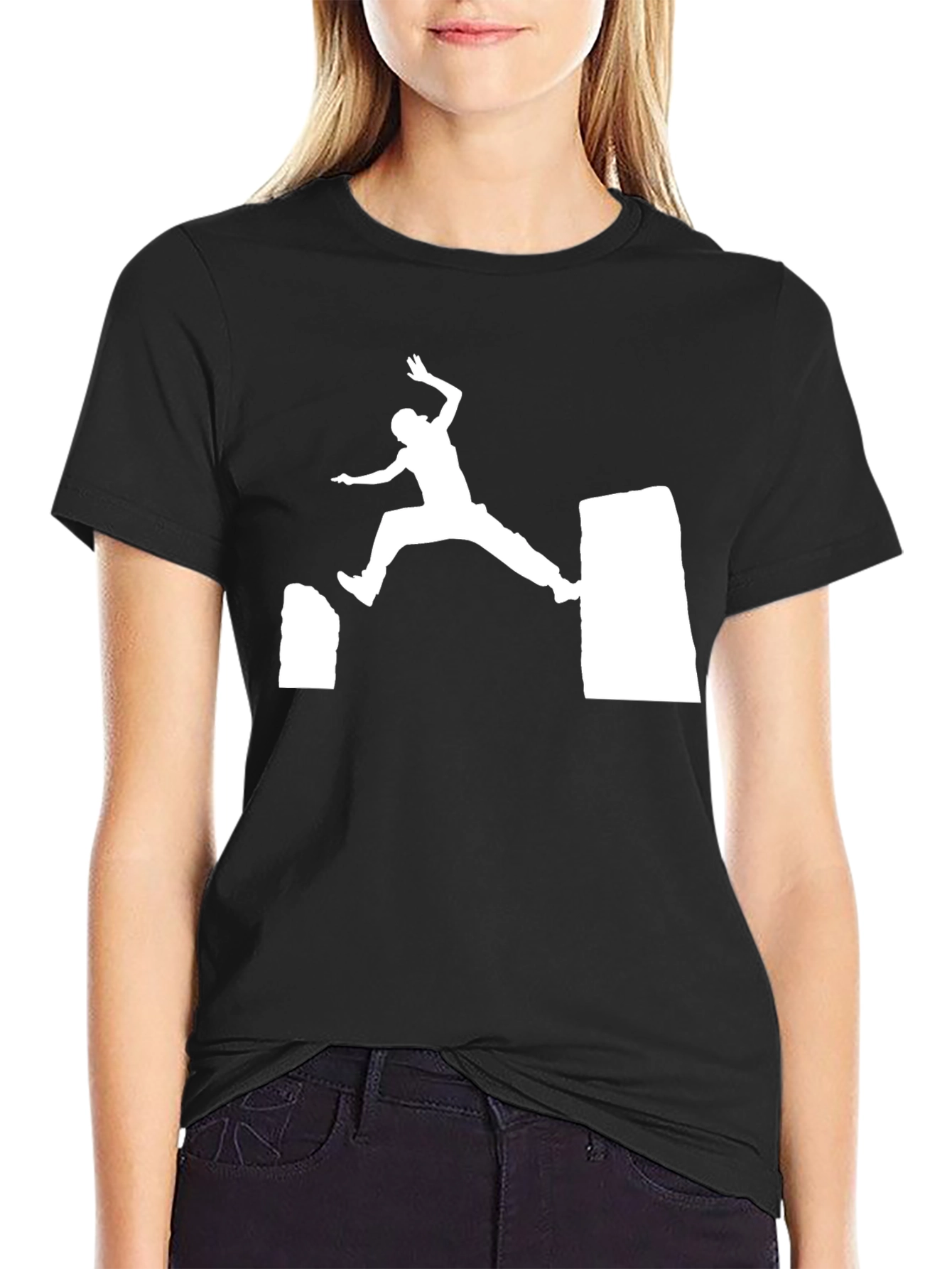 Parkour Silhouette T-Shirt - Urban Sportswear