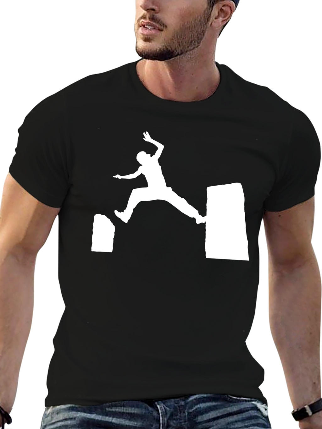 Parkour Silhouette T-Shirt - Urban Sportswear