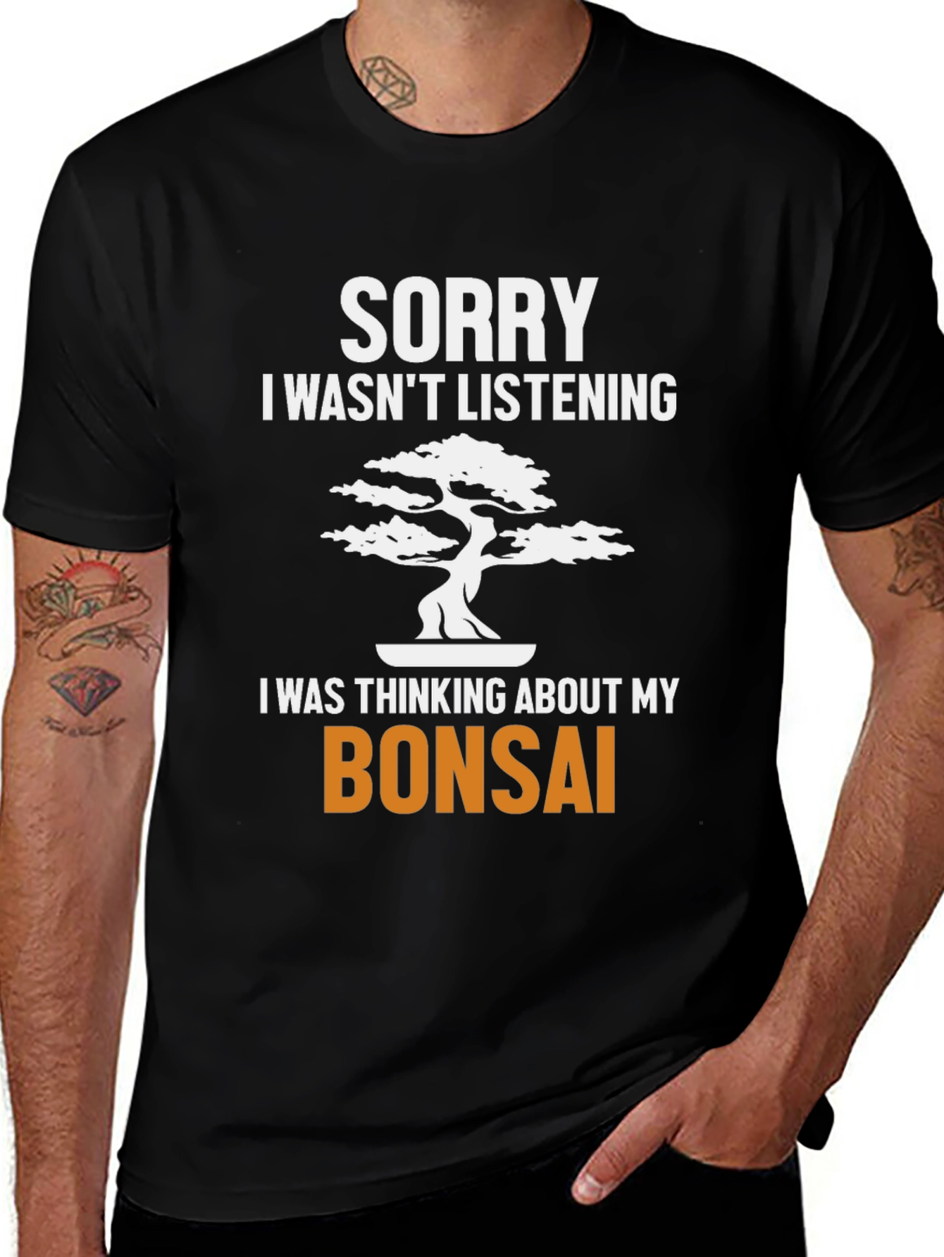 Bonsai Lover Tee - Sorry Thinking About My Bonsai T-Shirt