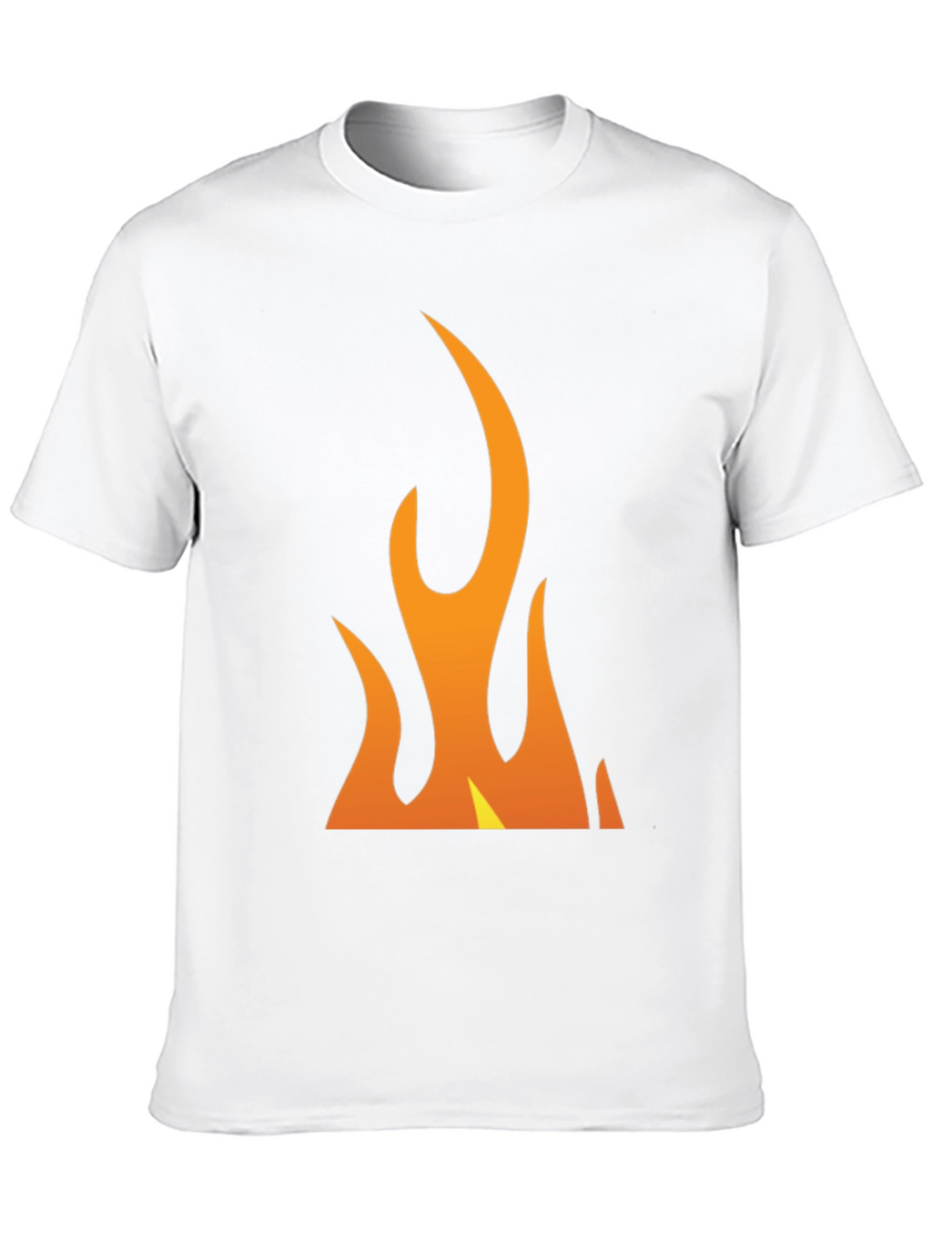 Flame Graphic Black T-Shirt - Bold & Eye-Catching