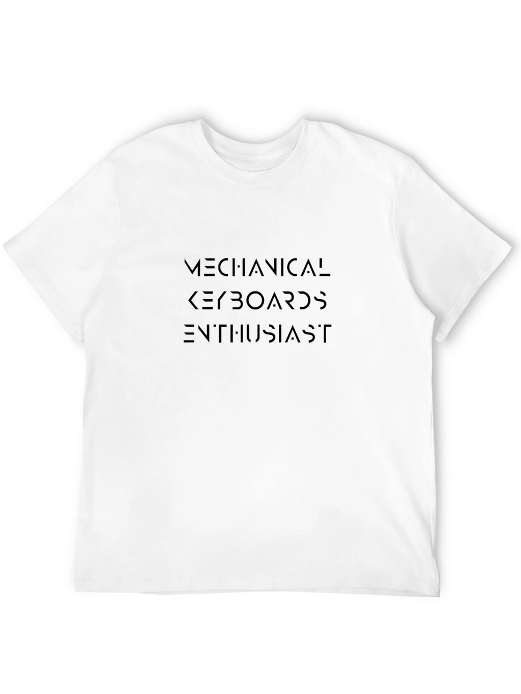 Mechanical Keyboard Enthusiast Black T-Shirt