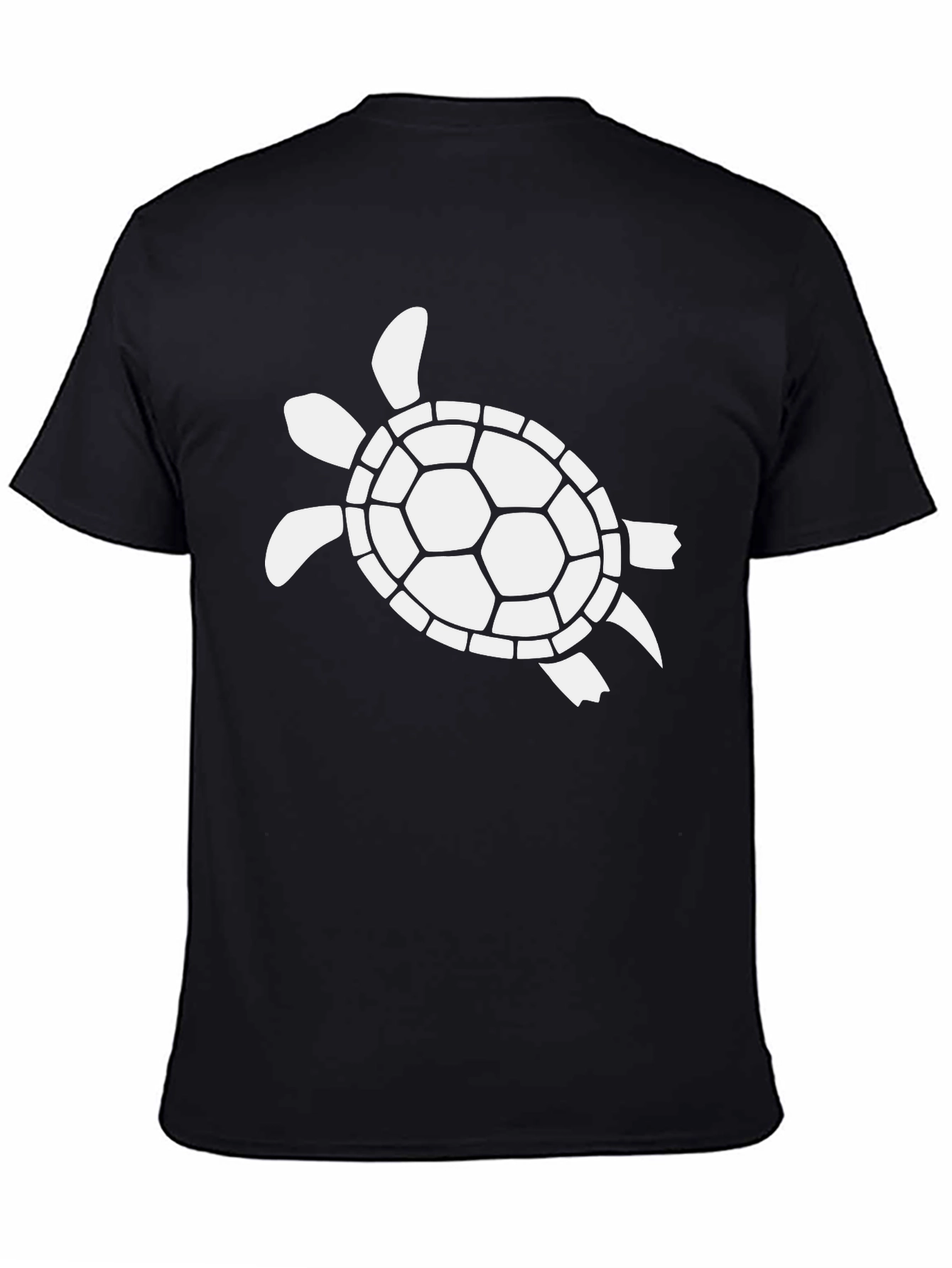 Black Turtle Graphic Tee - Casual Style
