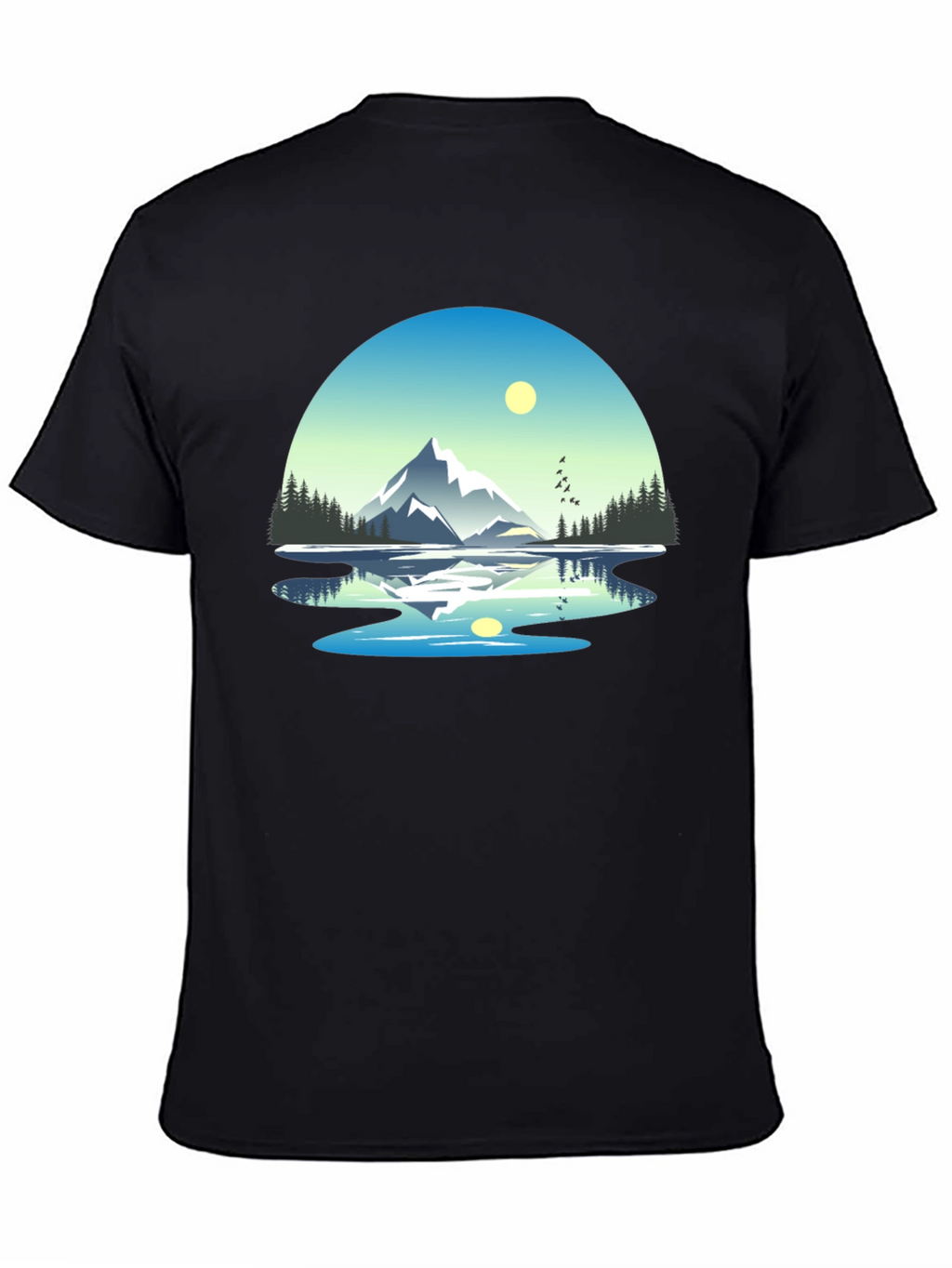 Mountain Lake Reflection T-Shirt