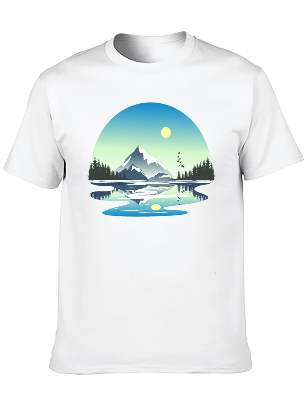 Mountain Lake Reflection T-Shirt