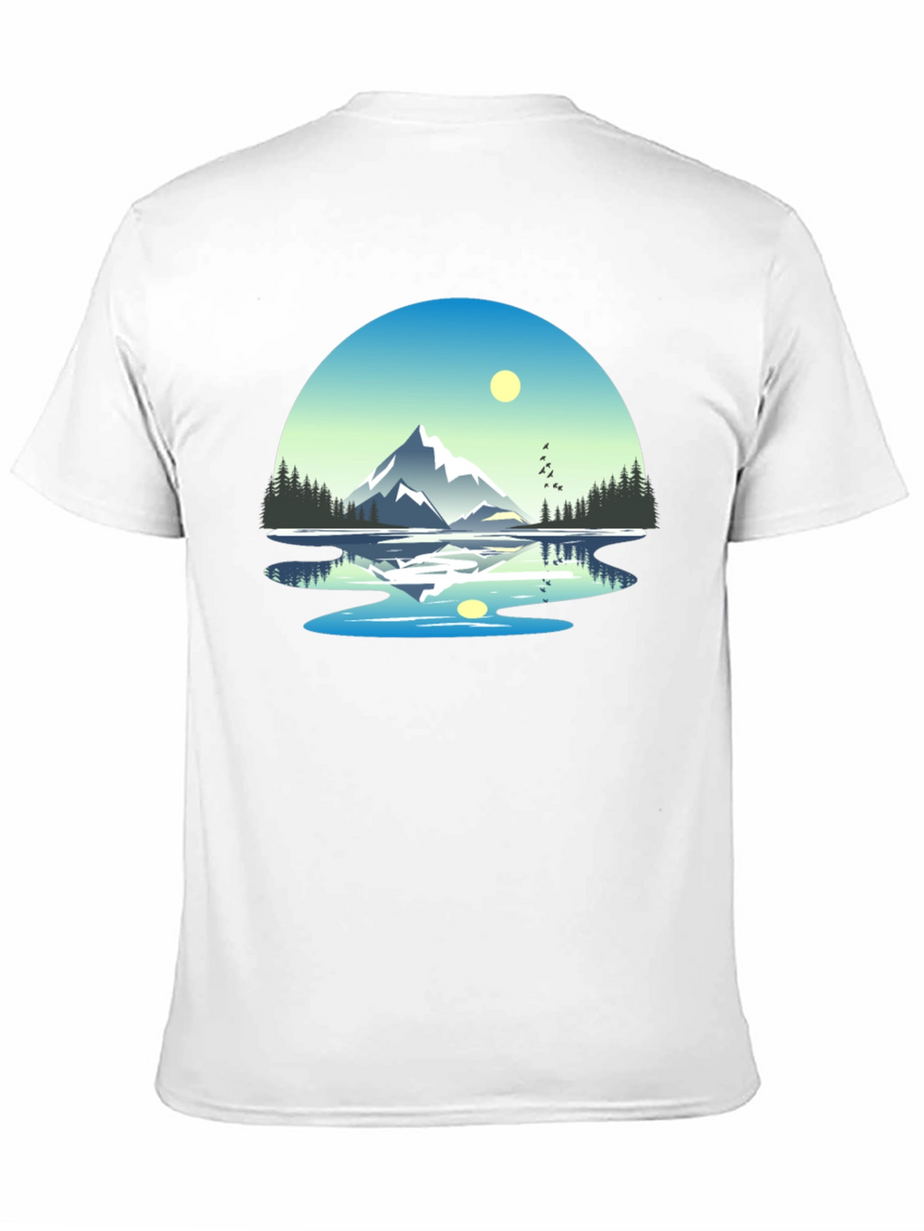 Mountain Lake Reflection T-Shirt