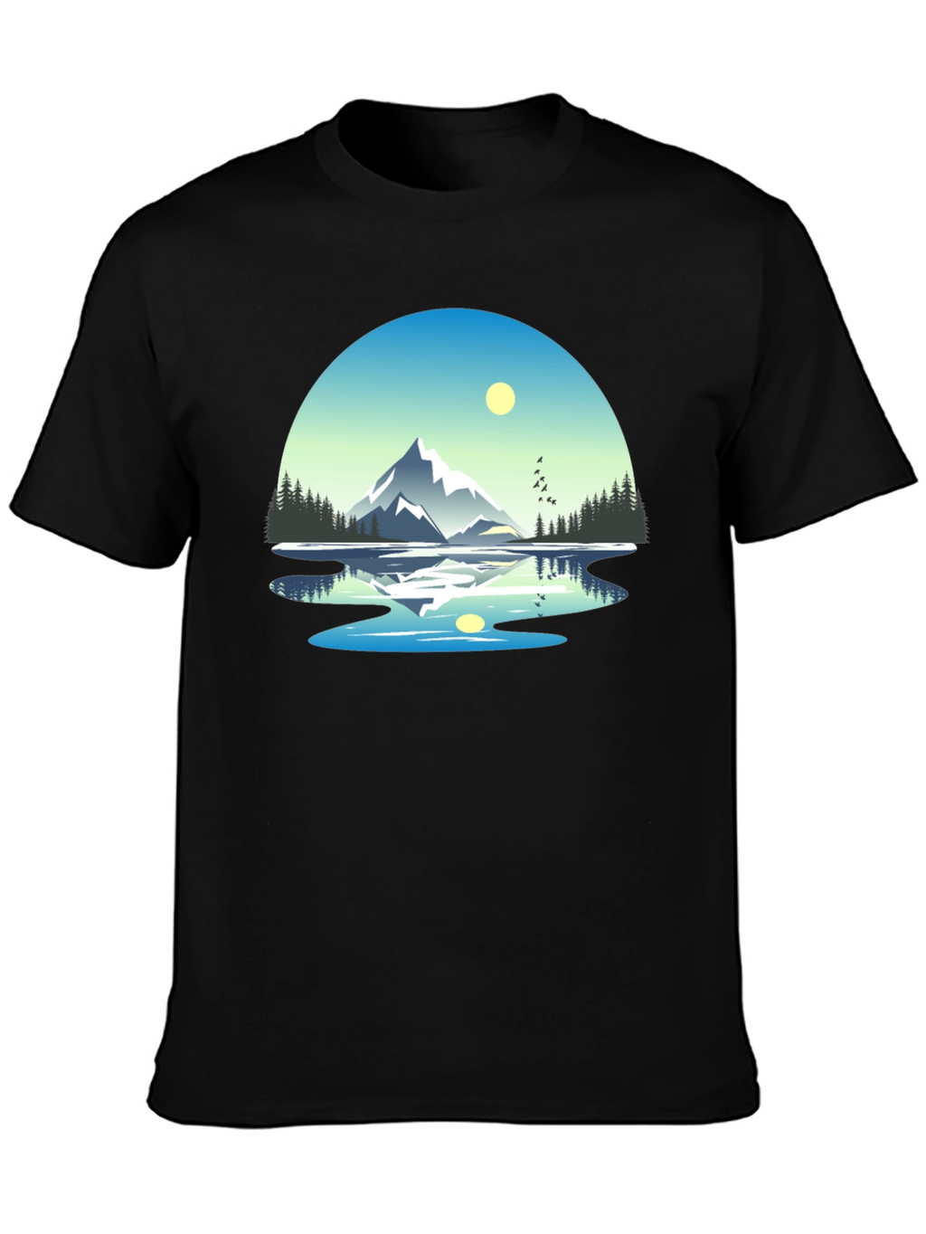 Mountain Lake Reflection T-Shirt